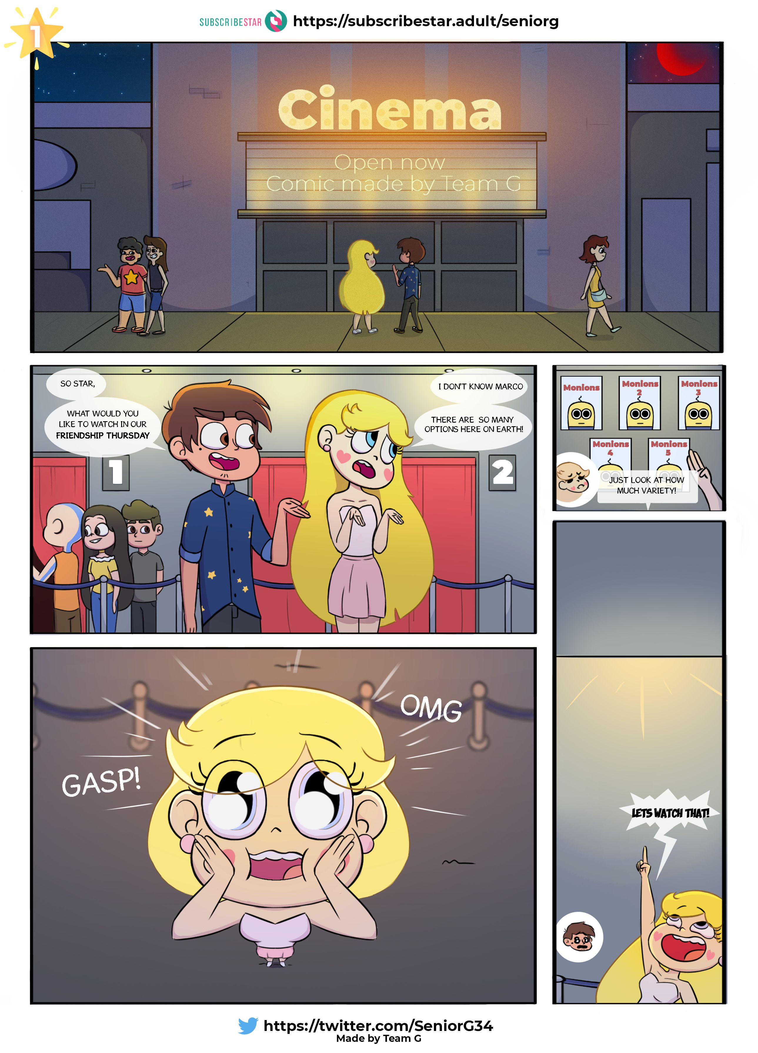Friendship Thursday (Star vs. The Forces of Evil) [SeniorG] 1 . Friendship Thursday - Chapter 1 (Star vs. The Forces of Evil) [SeniorG] – page 1