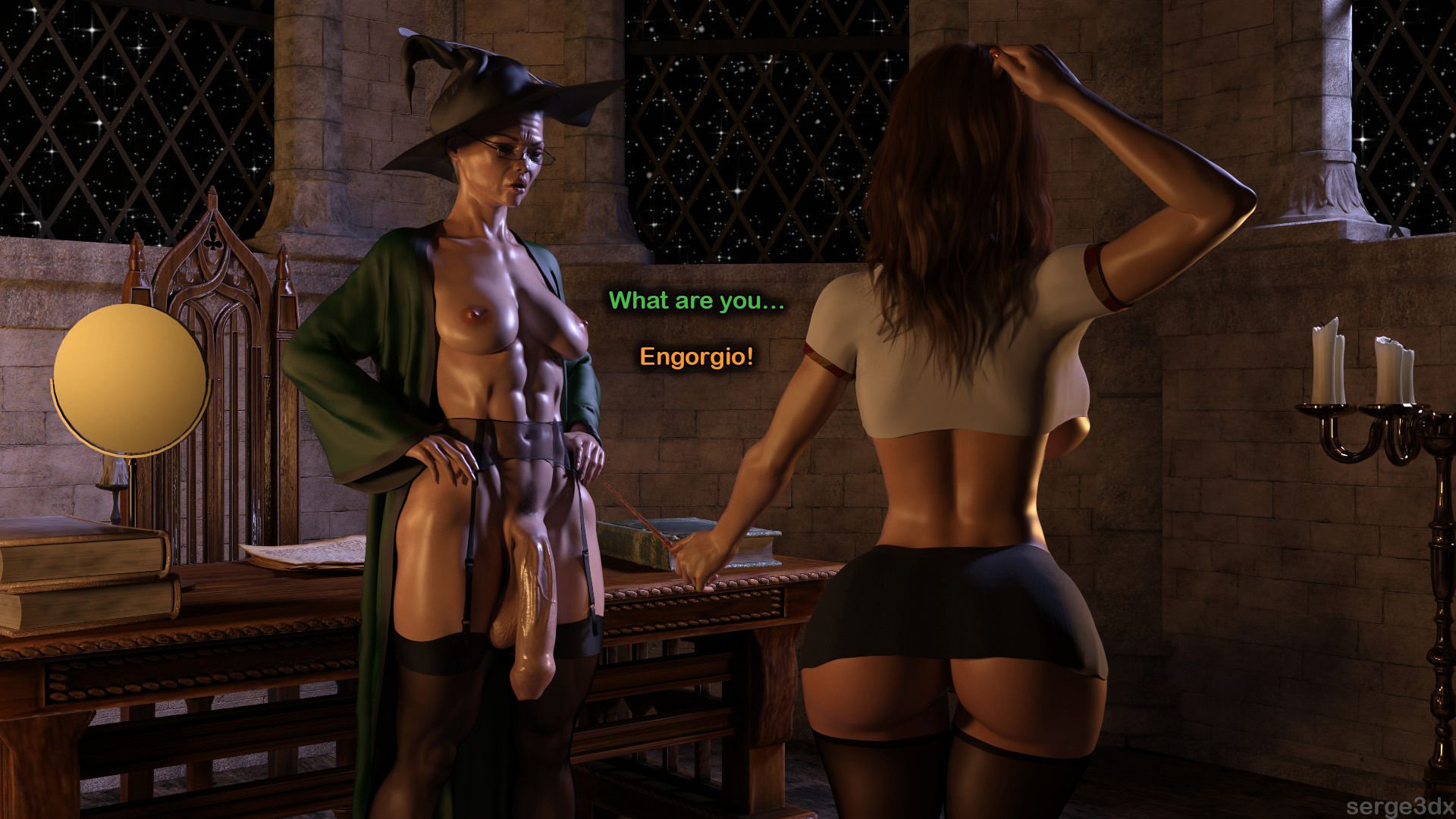 Hermione Granger and the Professor’s Wand (Harry Potter) [Serge3DX] 1 . Hermione Granger and the Professor's Wand - Chapter 1 (Harry Potter) [Serge3DX] – page 121