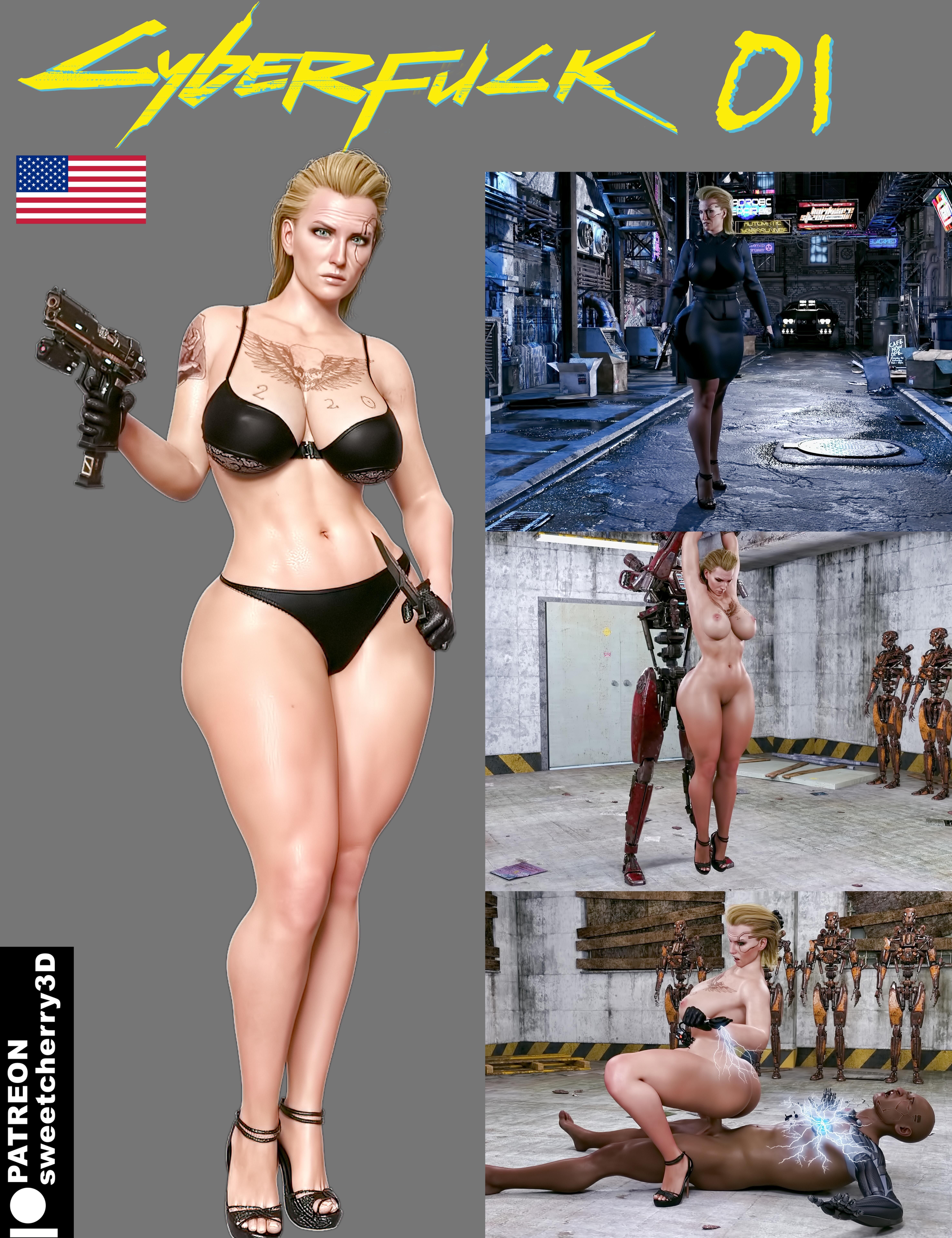 CyberFuck (Cyberpunk 2077) [MegaParodies] 1 . CyberFuck - Chapter 1 (Cyberpunk 2077) [MegaParodies] – page 1
