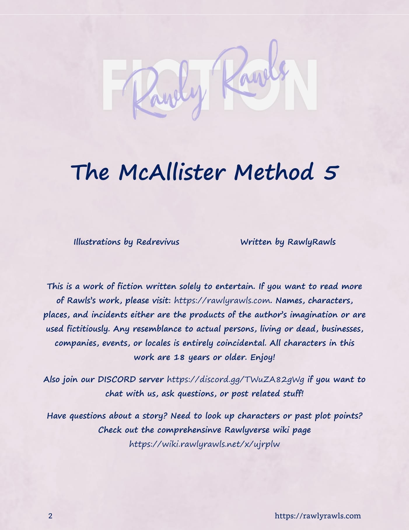 The McAllister Method [Redoxa , RawlyRawls] 5 . The McAllister Method - Chapter 5 [Redoxa , RawlyRawls] – page 2