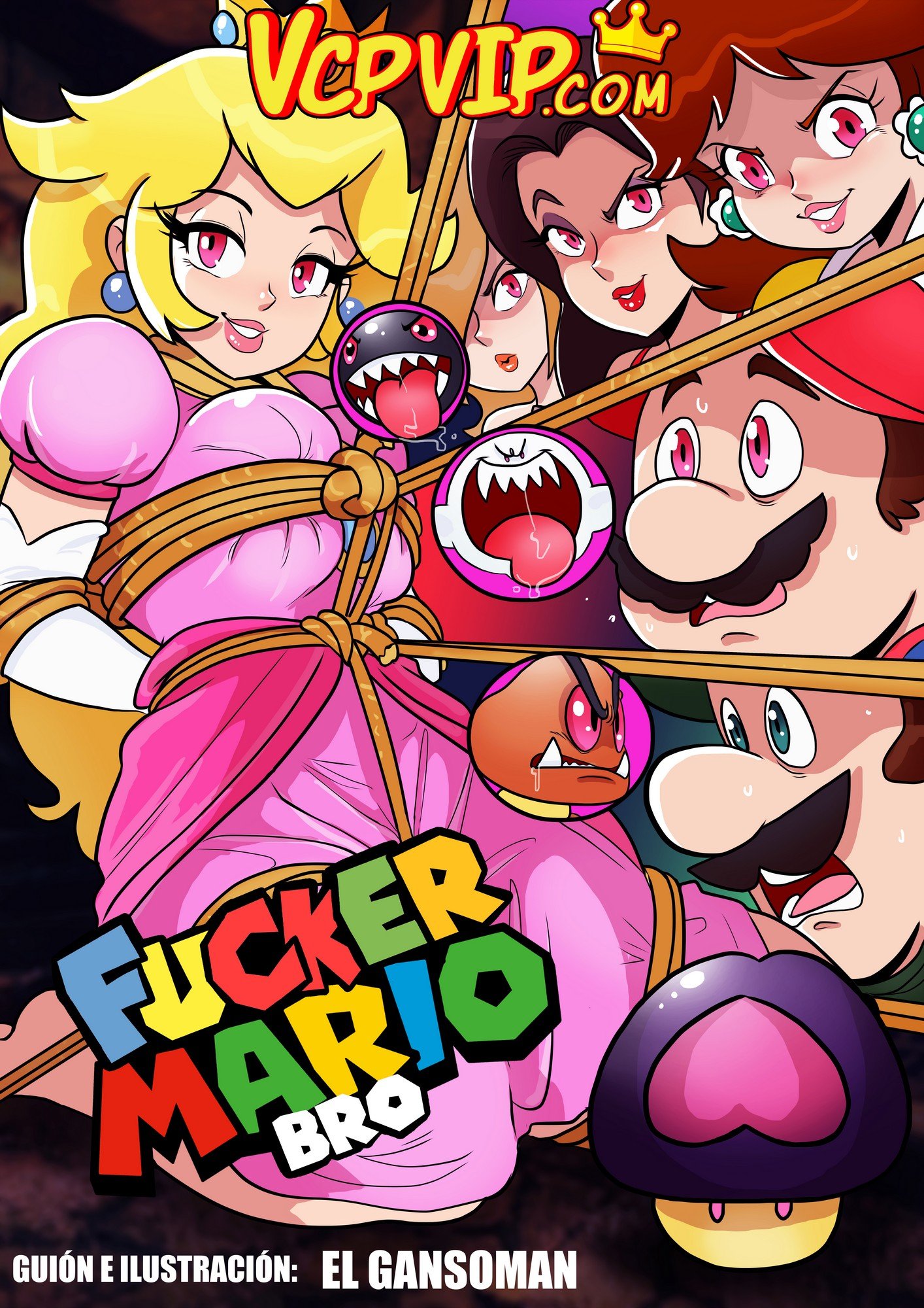 Fucker Mario Bro (Mario Series) [Gansoman] 1 . Fucker Mario Bro - Chapter 1 (Mario Series) [Gansoman] – page 1