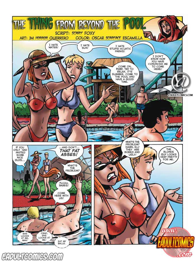 The Thing From Beyond The Pool [eAdultComics] 1 . The Thing From Beyond The Pool - Chapter 1 [eAdultComics] – page 1