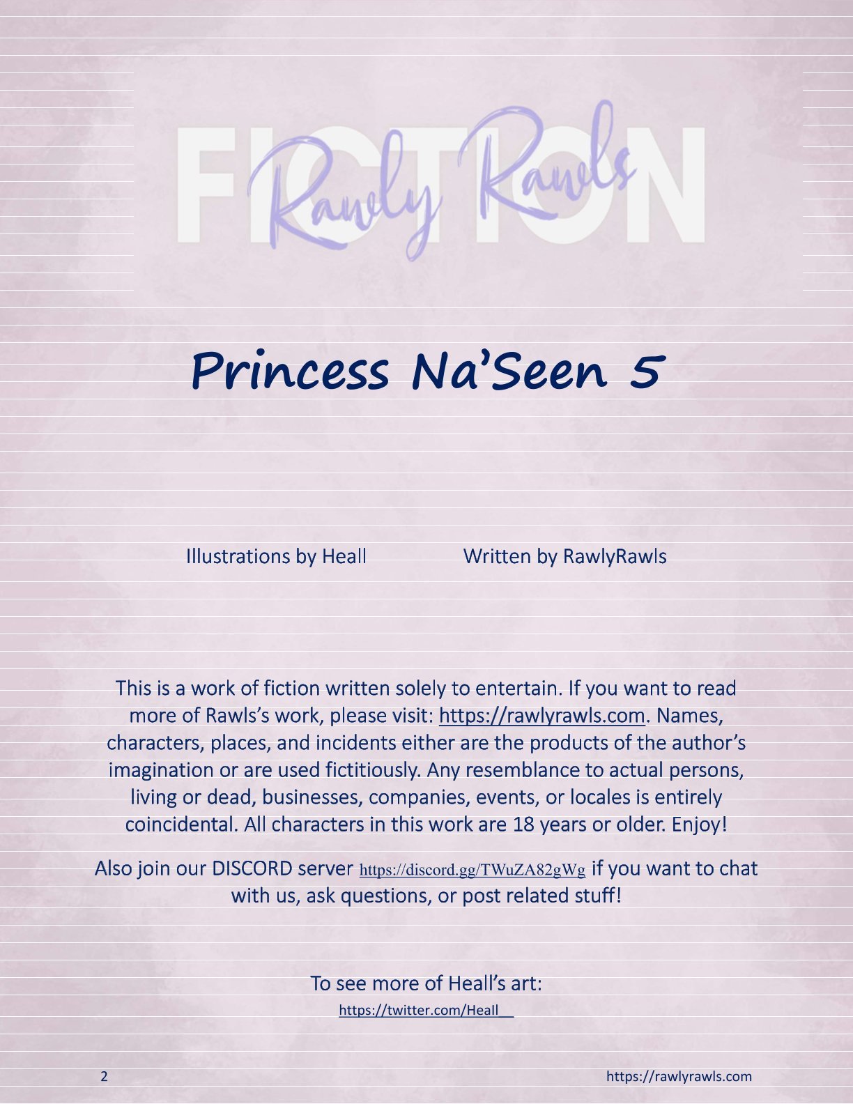 Princess Na’Seen [RawlyRawls , Heall] 5 . Princess Na'Seen - Chapter 5 [RawlyRawls , Heall] – page 2