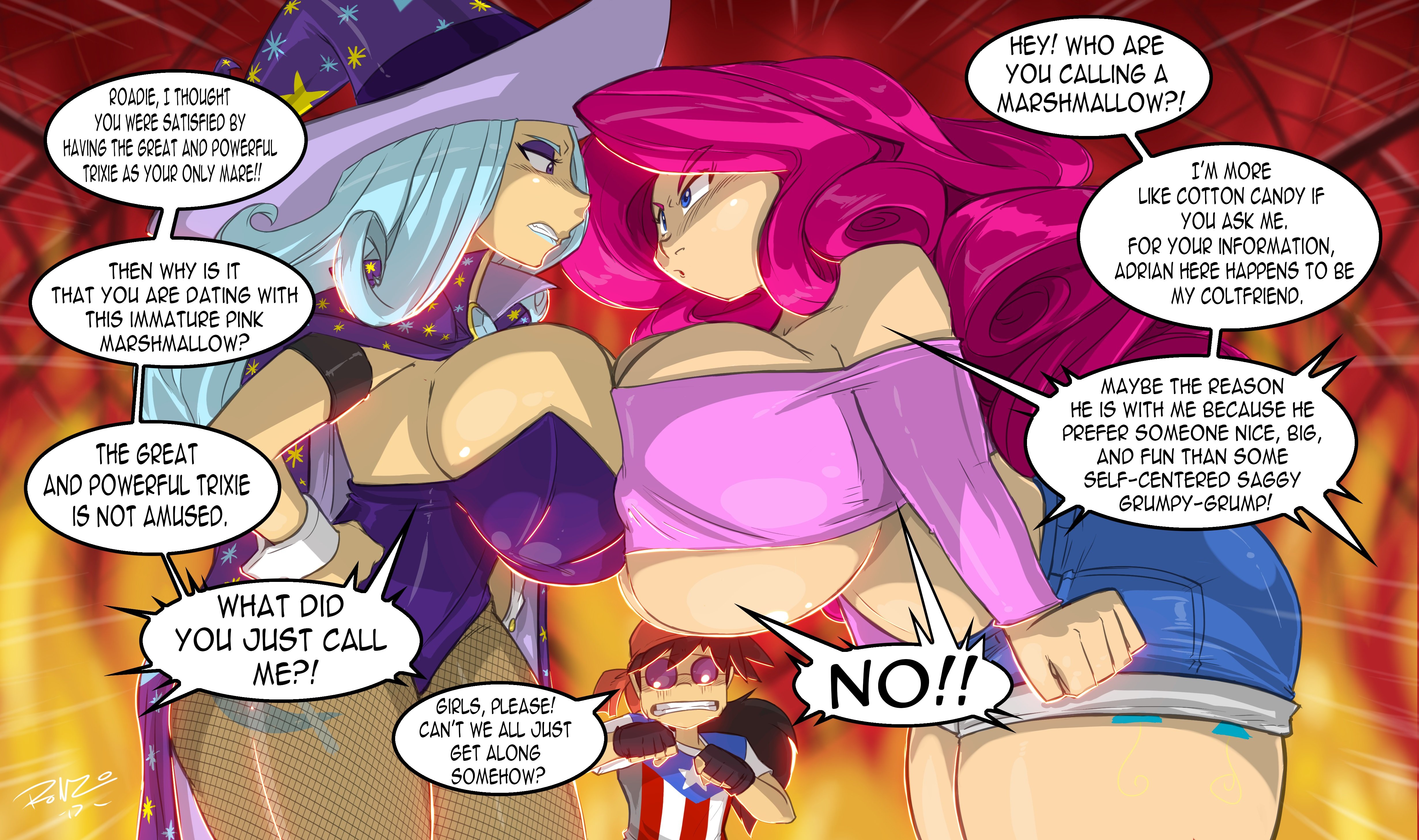 Trixie vs Pinkie Pie (My Little Pony – Friendship Is Magic) [Shonuff44] 1 . Trixie vs Pinkie Pie - Chapter 1 (My Little Pony - Friendship Is Magic) [Shonuff44] – page 1