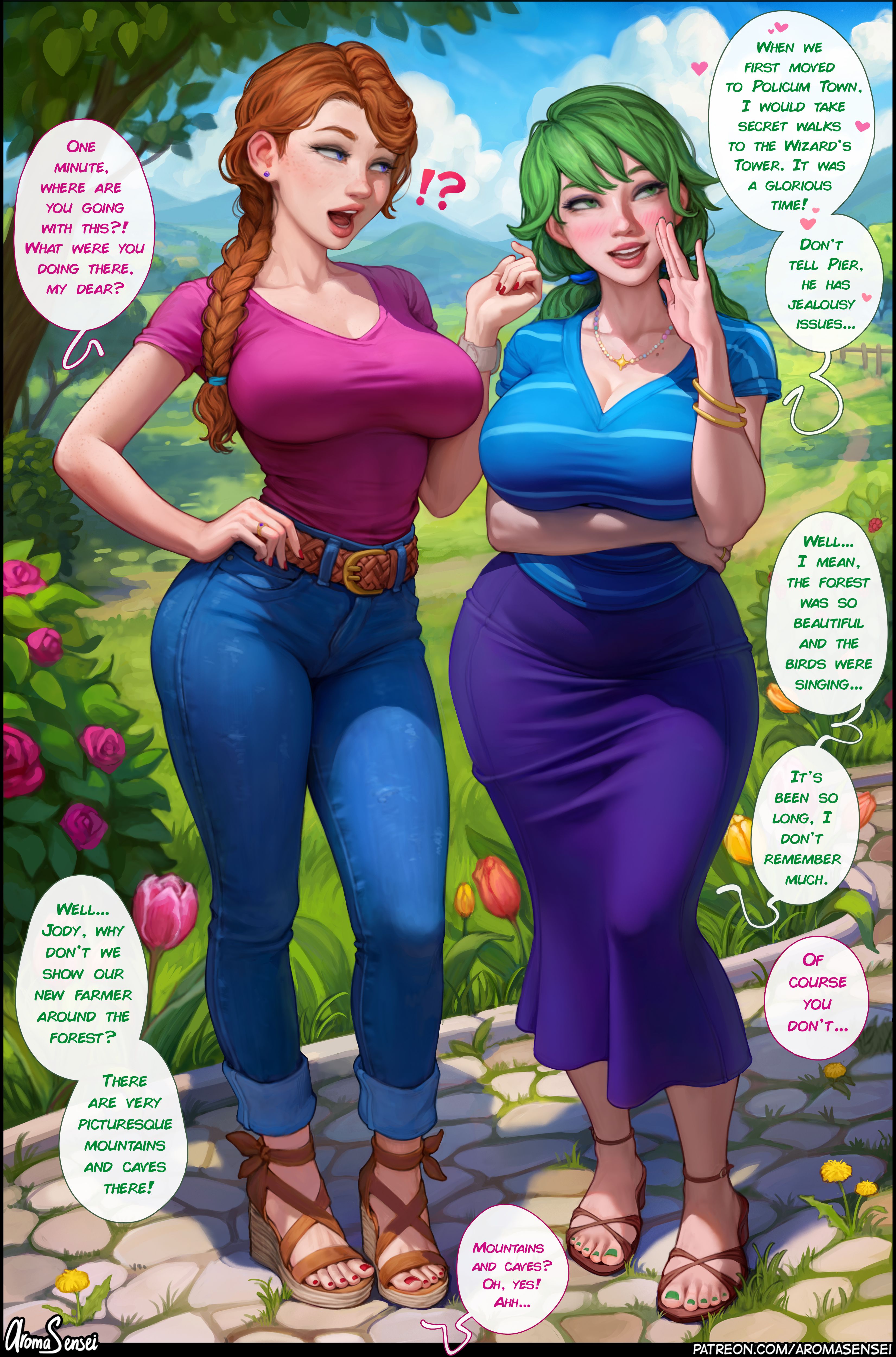 Hungry Milfs [Aroma Sensei] 1.5 . Hungry Milfs - Futanari - Chapter 1 [Aroma Sensei] – page 4