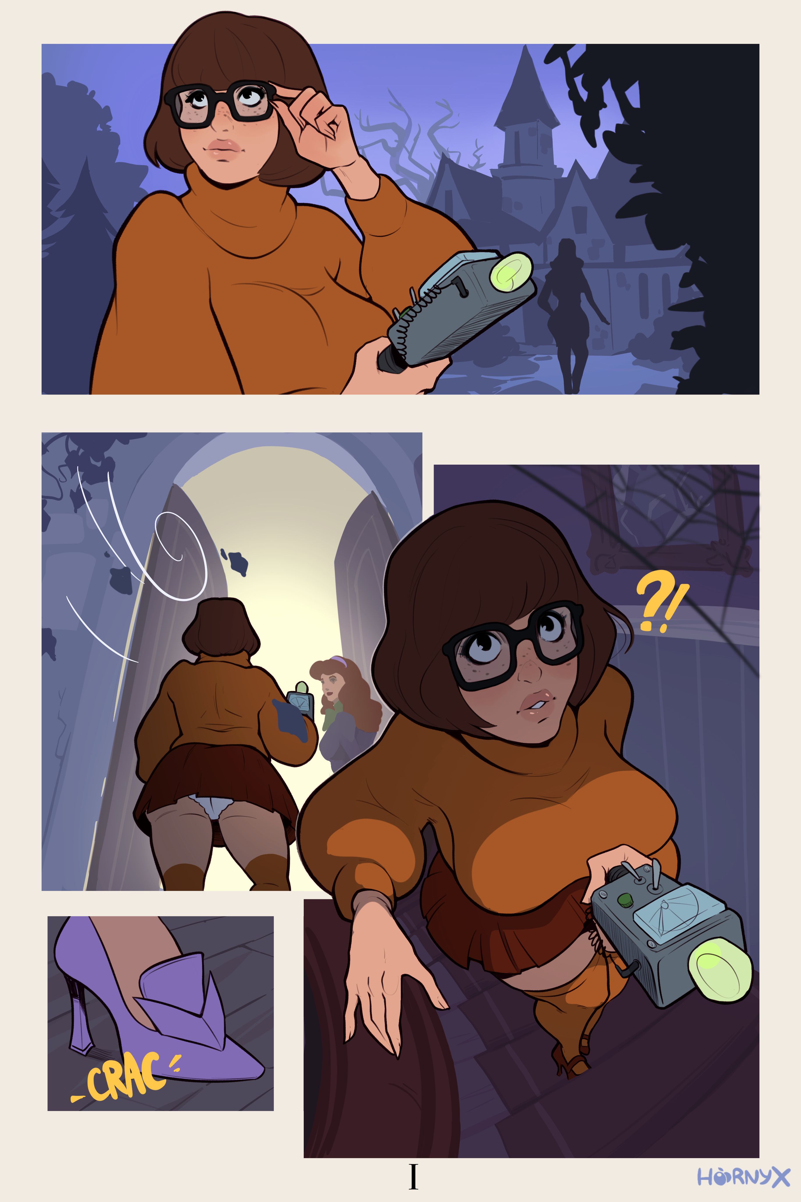 Velma and Daphne’s spooky night (Scooby-Doo) [Hornyx] 1 . Velma and Daphne's spooky night - Chapter 1 (Scooby-Doo) [Hornyx] – page 1