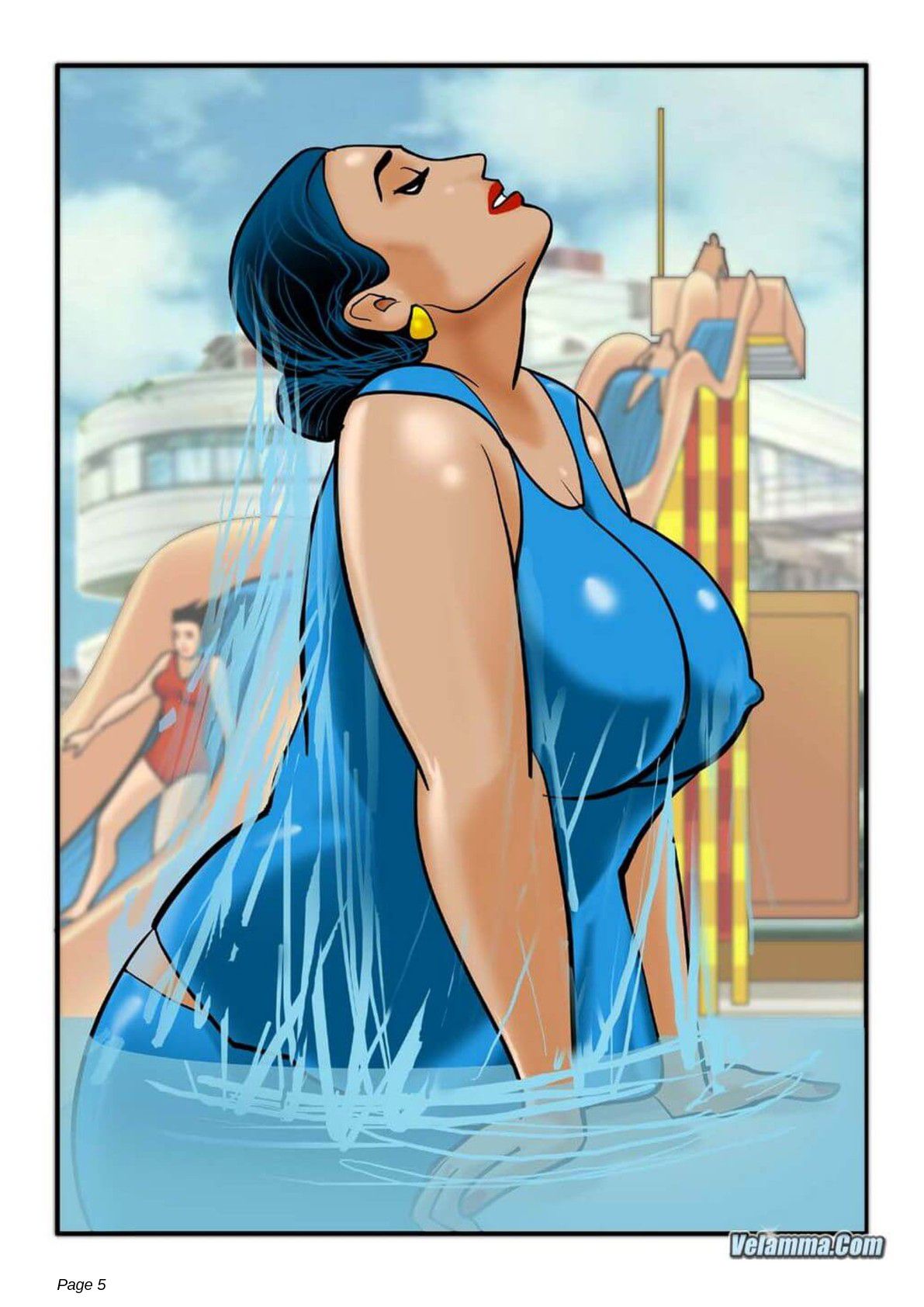 Velamma [Velamma] 4 . Velamma - Chapter 4 - The Picnic [Velamma] – page 5