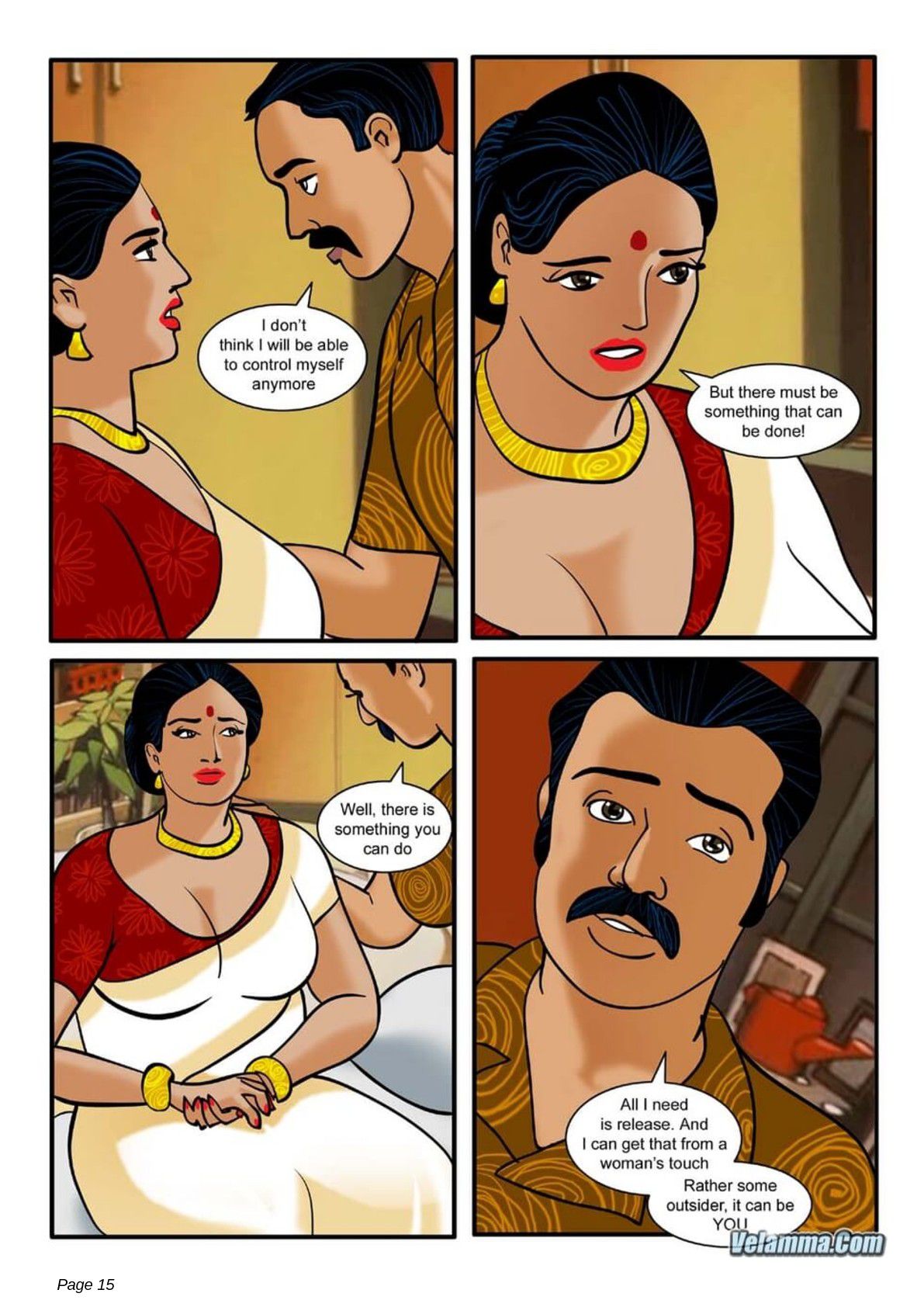 Velamma [Velamma] 3 . Velamma - Chapter 3 - How Far Would You Go For Your Family [Velamma] – page 15