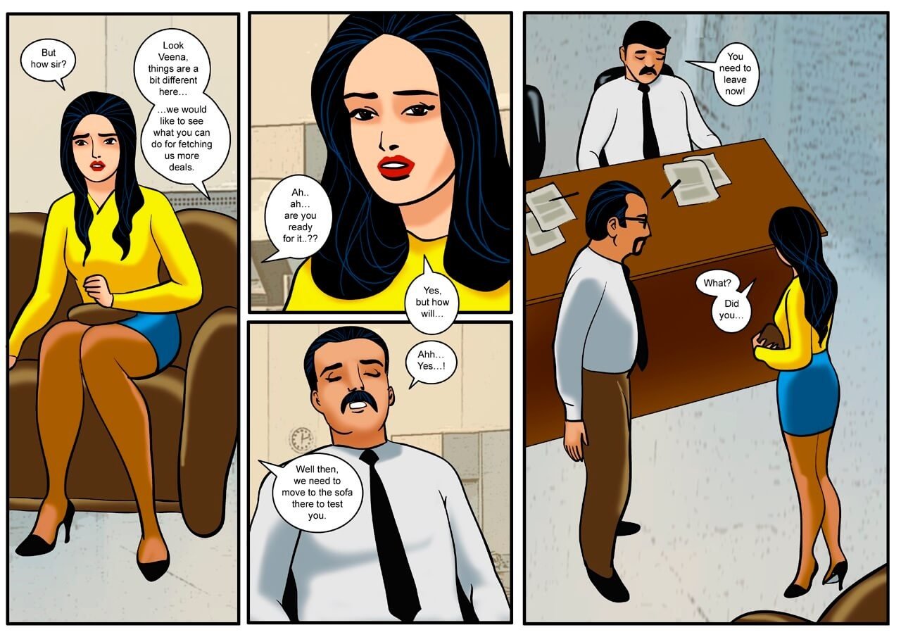 Velamma [Velamma] 15 . Velamma - Chapter 15 - The First Interview! [Velamma] – page 6