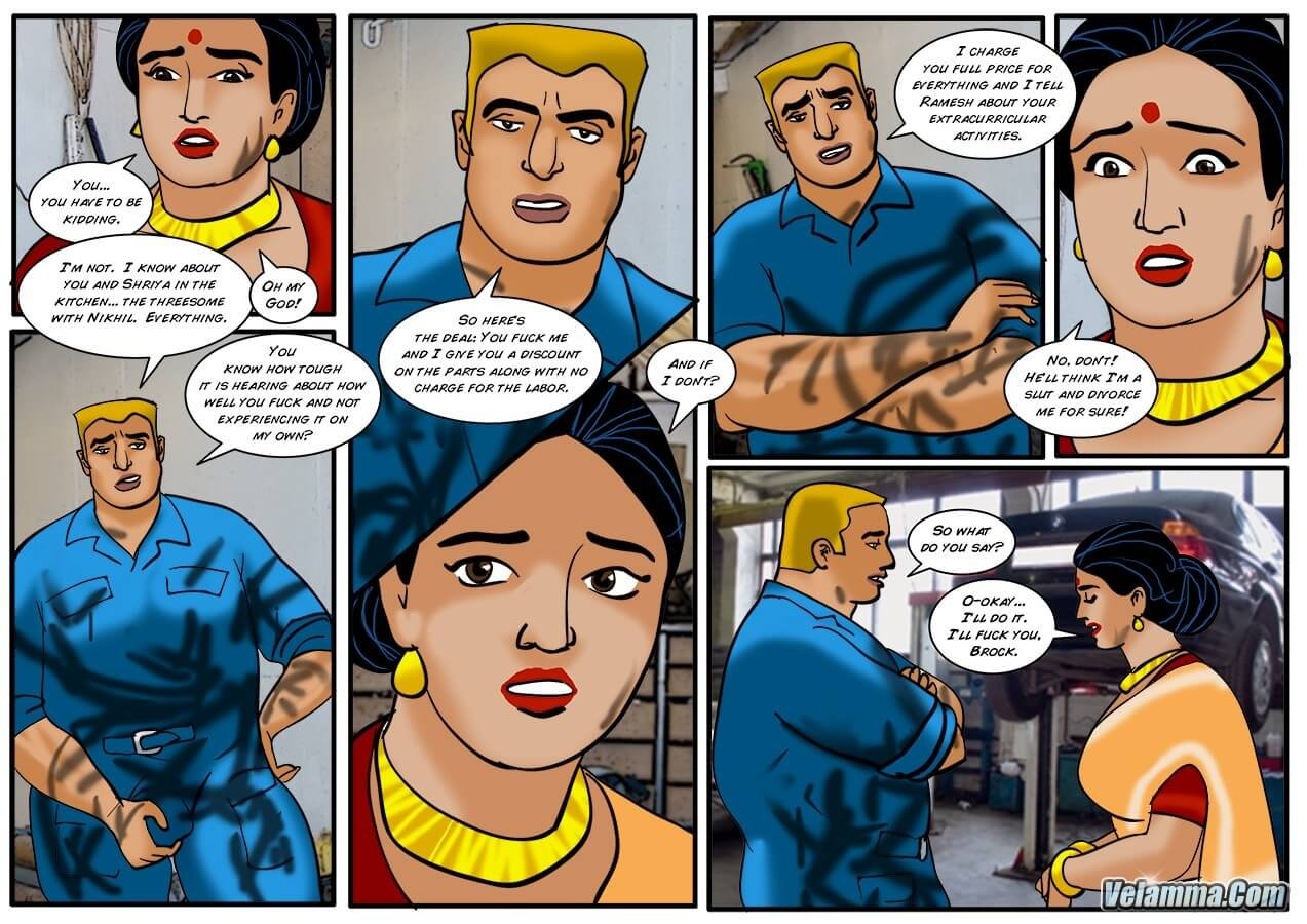 Velamma [Velamma] 42 . Velamma - Chapter 42 - Get All Greasy And Dirty At The Mechanics [Velamma] – page 16