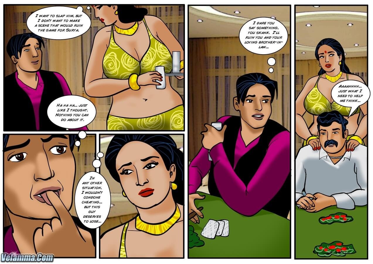 Velamma [Velamma] 39.5 . Velamma - Hindi - Chapter 39 - सेक्सी पोकर खेल जिसमें वेला का सब है दांव में [Velamma] – page 13