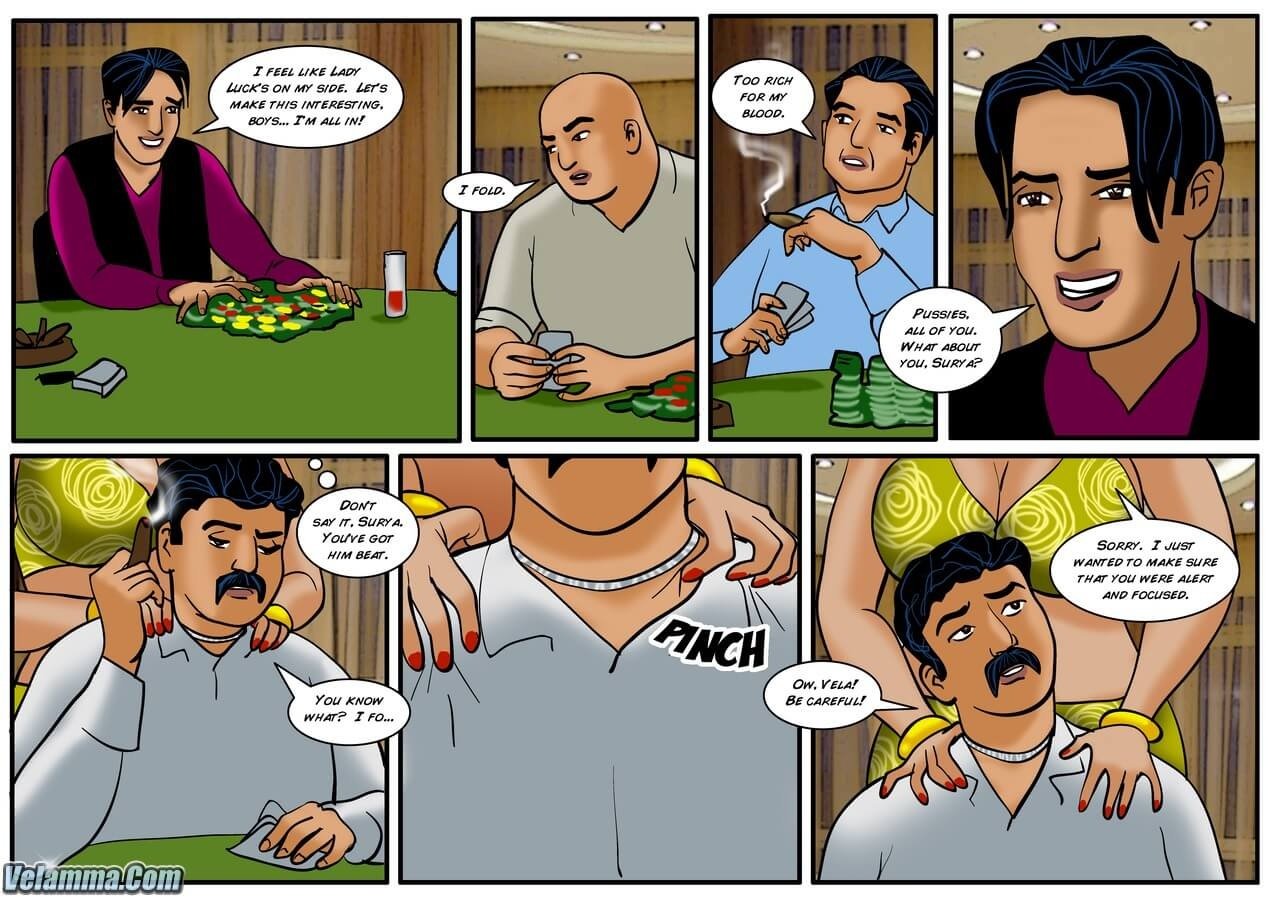 Velamma [Velamma] 39.5 . Velamma - Hindi - Chapter 39 - सेक्सी पोकर खेल जिसमें वेला का सब है दांव में [Velamma] – page 14