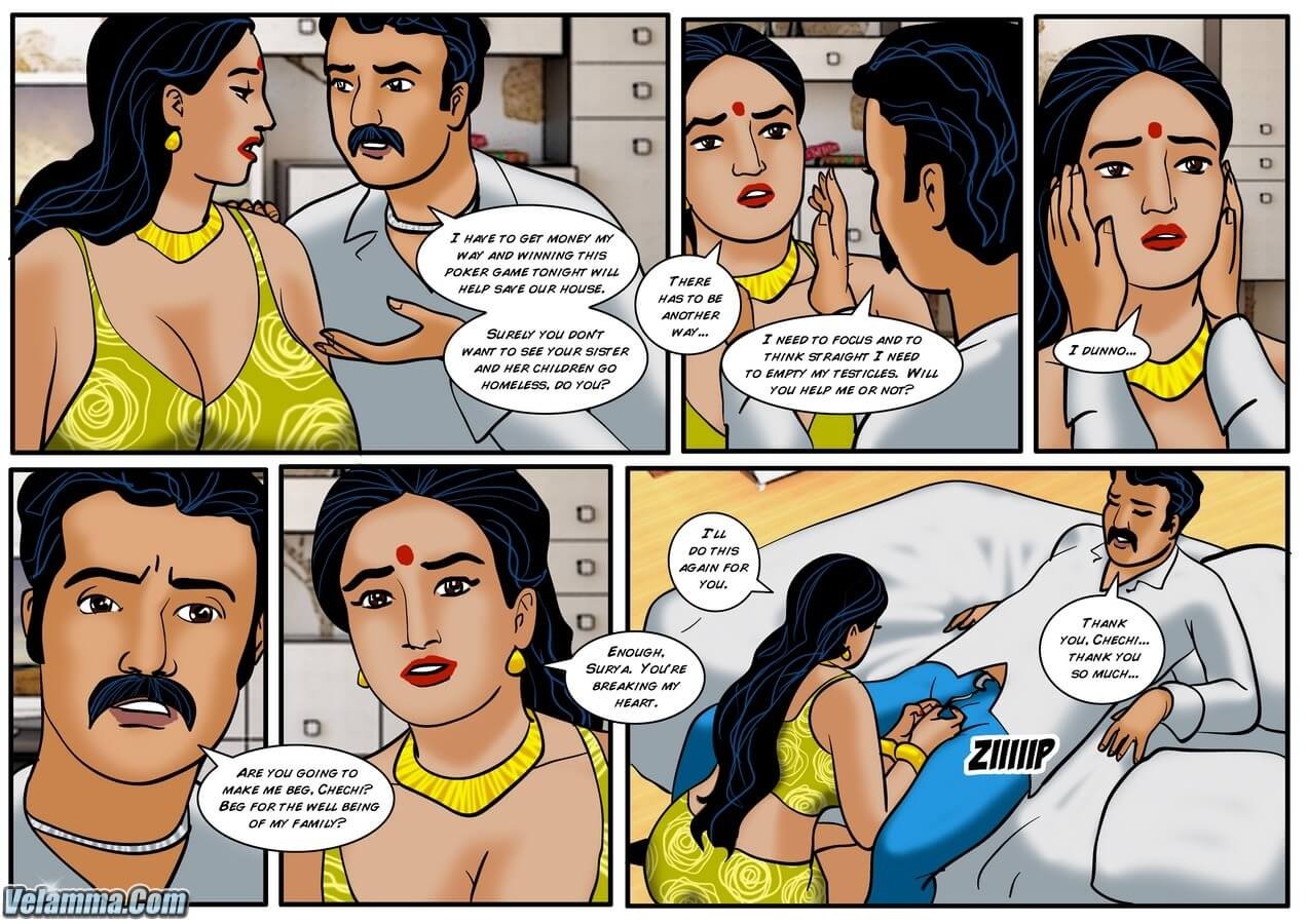 Velamma [Velamma] 39.5 . Velamma - Hindi - Chapter 39 - सेक्सी पोकर खेल जिसमें वेला का सब है दांव में [Velamma] – page 20