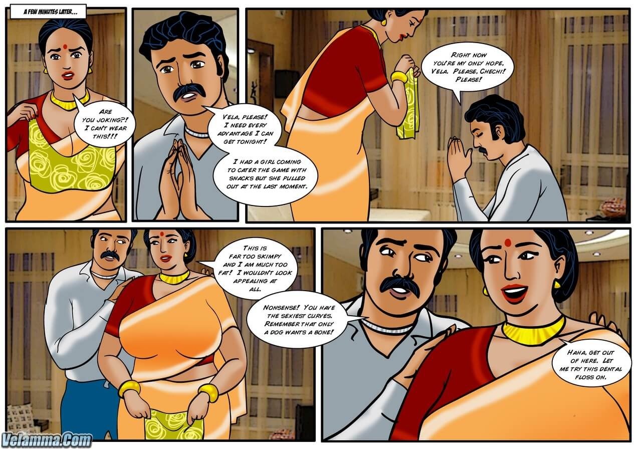 Velamma [Velamma] 39.5 . Velamma - Hindi - Chapter 39 - सेक्सी पोकर खेल जिसमें वेला का सब है दांव में [Velamma] – page 5