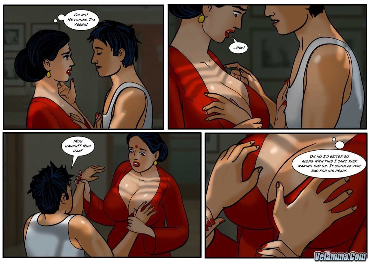Velamma [Velamma] 50 . Velamma - Chapter 50 - Veena Cums Home [Velamma] – page 18