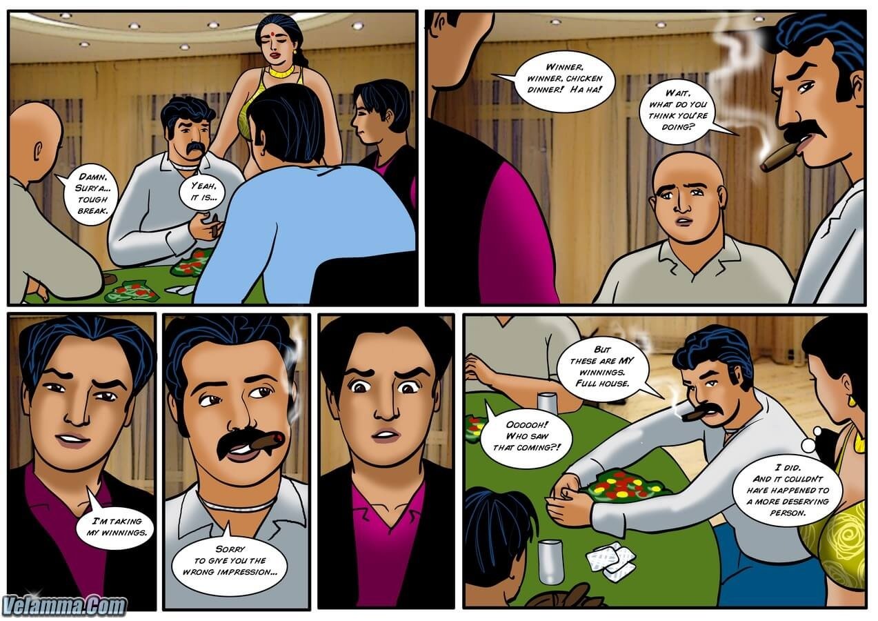 Velamma [Velamma] 39 . Velamma - Chapter 39 - When It Comes To This Sexy Poker Game Vela Is All In! [Velamma] – page 16