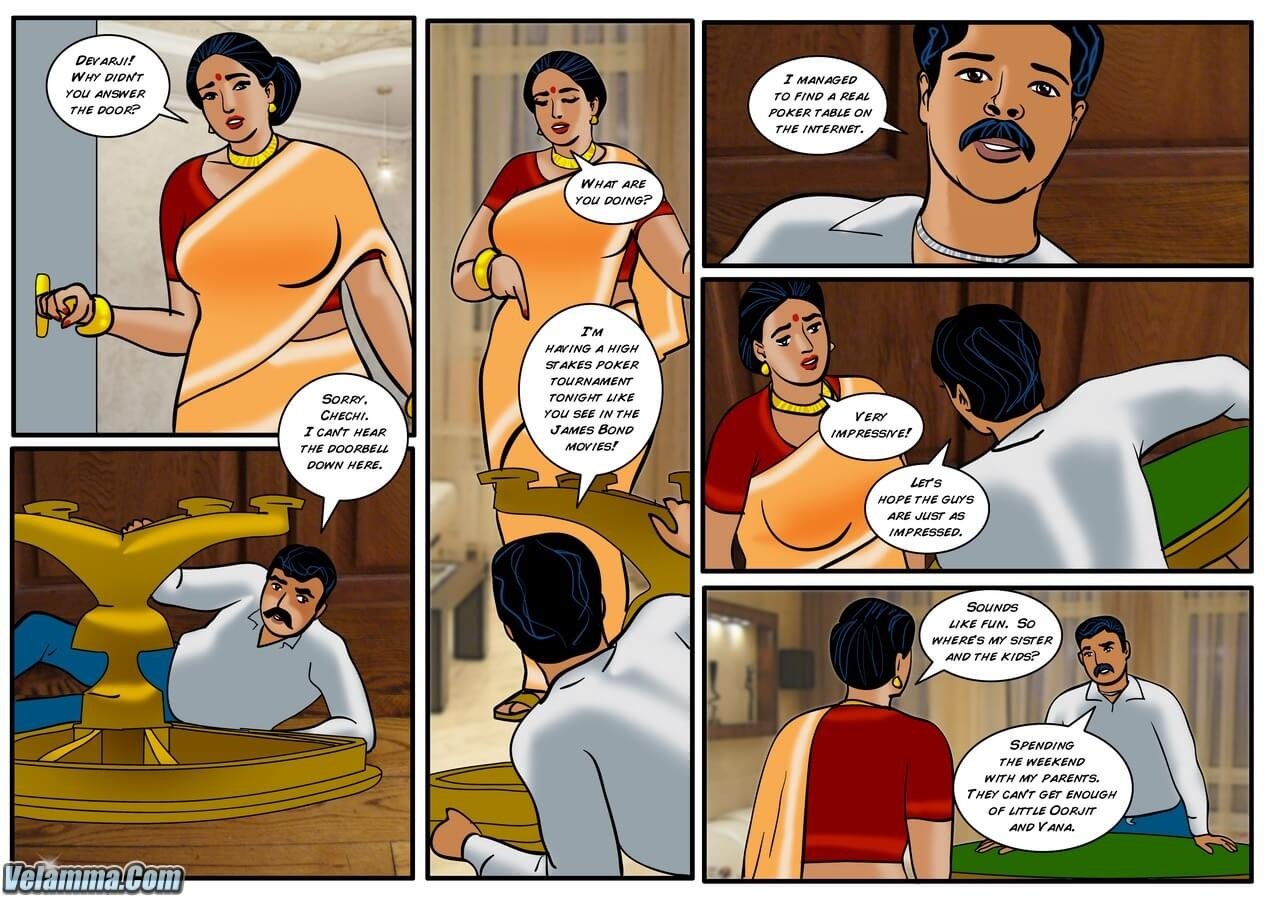 Velamma [Velamma] 39 . Velamma - Chapter 39 - When It Comes To This Sexy Poker Game Vela Is All In! [Velamma] – page 3