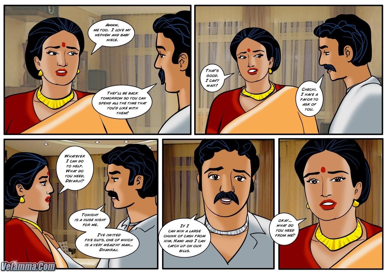 Velamma [Velamma] 39 . Velamma - Chapter 39 - When It Comes To This Sexy Poker Game Vela Is All In! [Velamma] – page 4