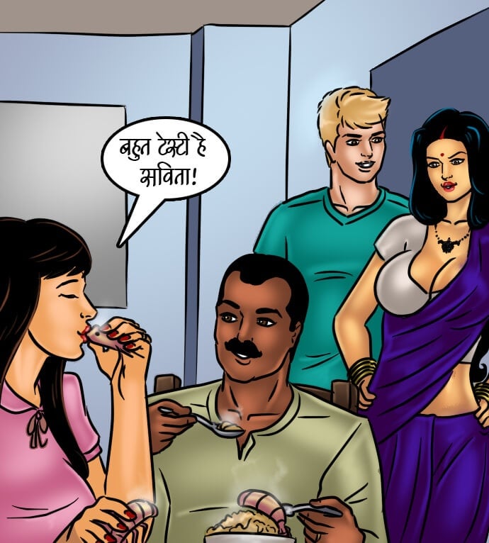 Savita Bhabhi [Kirtu] 66.5 . Savita Bhabhi - चुदाई की रेसिपी - Chapter 66 - Hindi [Kirtu] – page 83