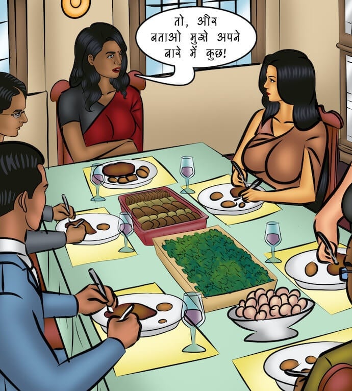 Savita Bhabhi [Kirtu] 107.5 . Savita Bhabhi - Hindi - Chapter 107 - शानदार एक्टिंग से बहुओं को घर लाना [Kirtu] – page 40