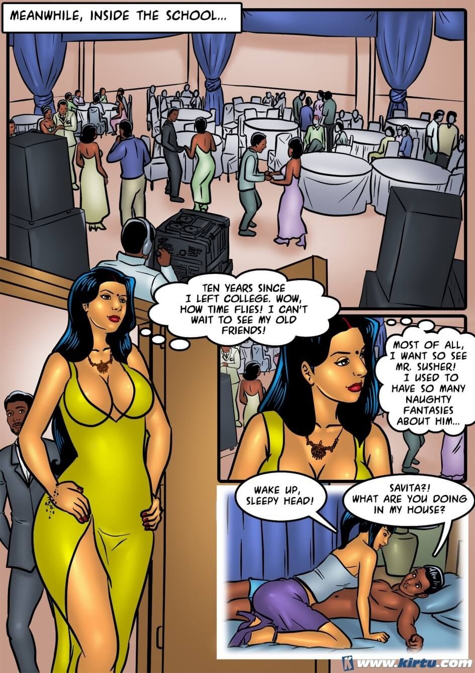 Savita Bhabhi [Kirtu] 47 . Savita Bhabhi - Savita Reunites With An Old School Crush - Chapter 47 [Kirtu] – page 7