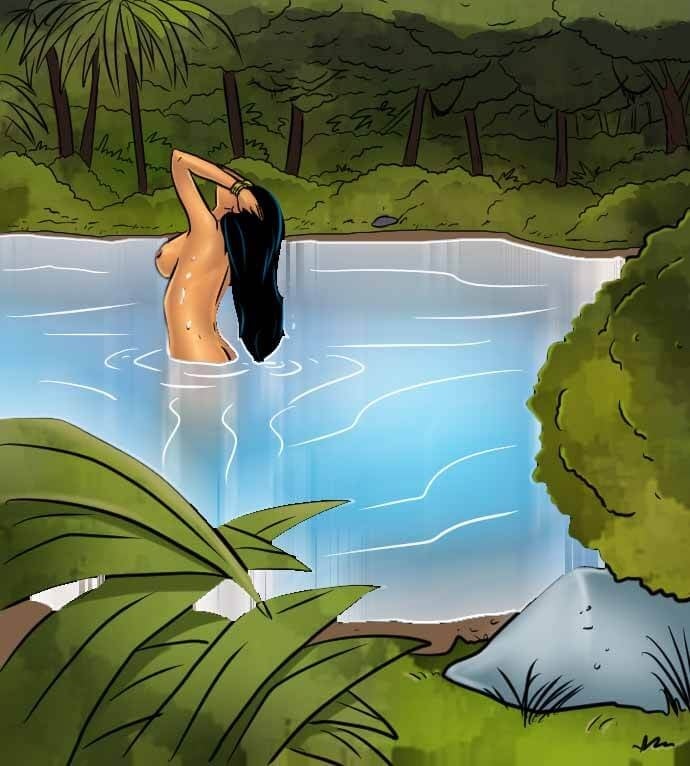 Savita Bhabhi [Kirtu] 67.5 . Savita Bhabhi - जंगल का प्यार - Chapter 67 - Hindi [Kirtu] – page 116