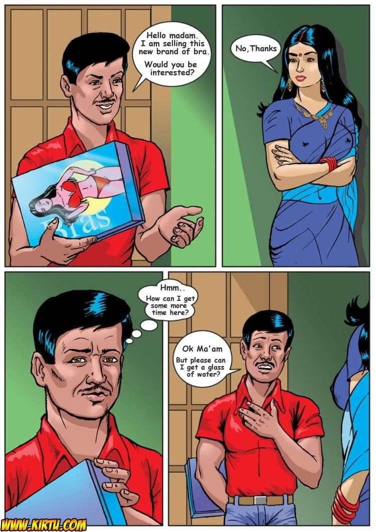 Savita Bhabhi [Kirtu] 1 . Savita Bhabhi - Bra Salesman - Chapter 1 [Kirtu] – page 3