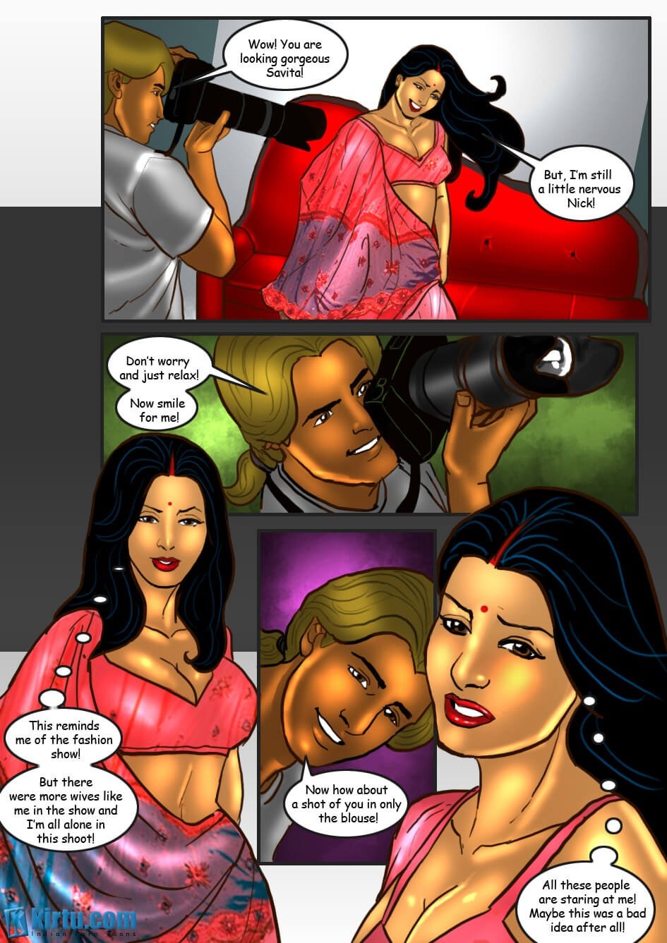 Savita Bhabhi [Kirtu] 26 . Savita Bhabhi - Tho Photo Shoot - Chapter 26 [Kirtu] – page 8