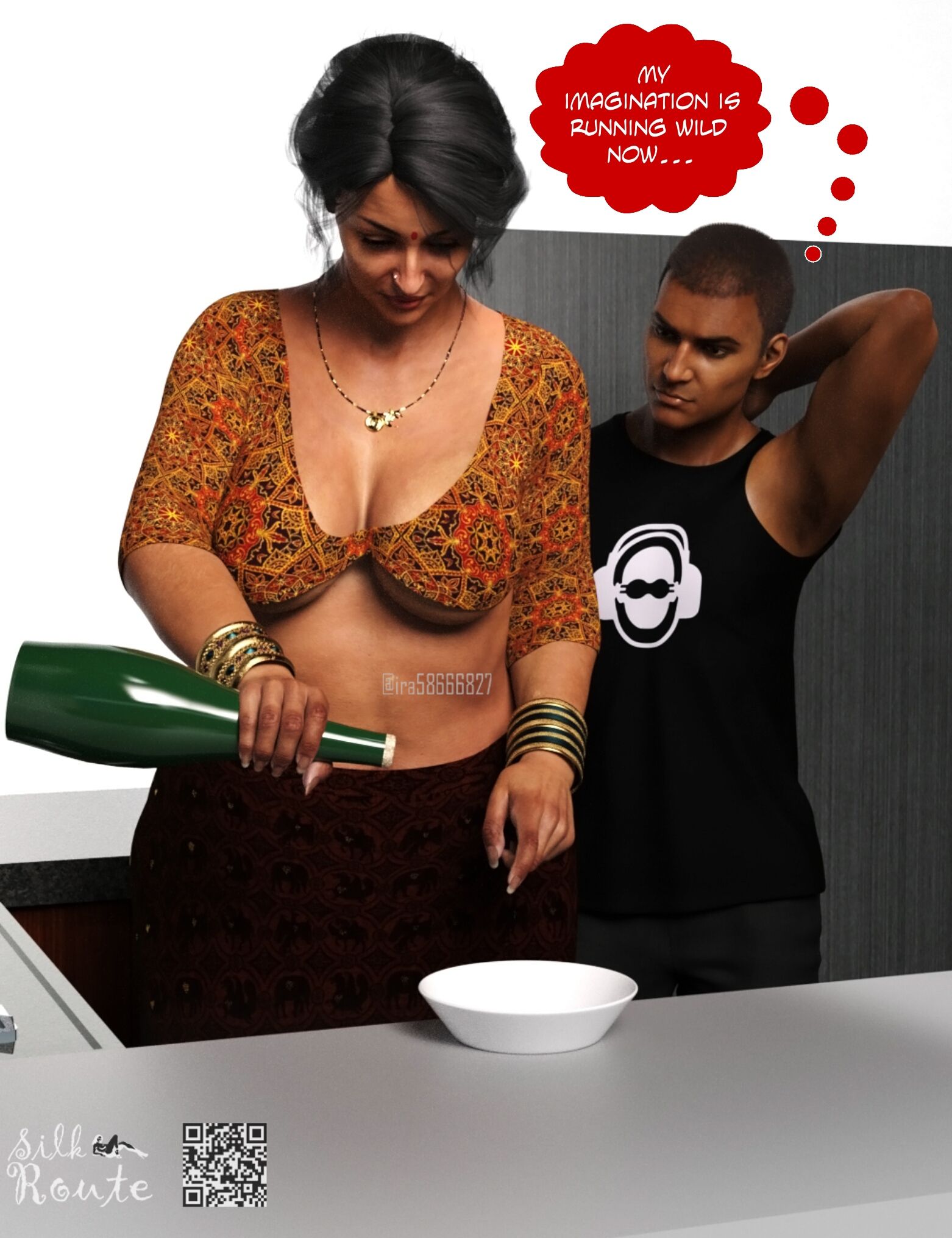 Silk Route – Mom &amp; Me [Ira Raman] 10.1 . Silk Route - Mom & Me - Chapter 10 - Part 1 [Ira Raman] – page 8