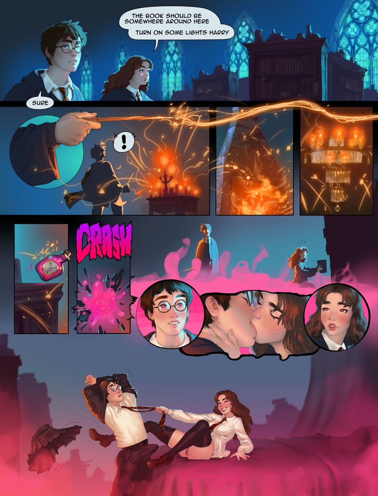 Harry and Hermione in the Room of Requirements (Harry Potter) [Joixxx] Chapter 1 – page 1