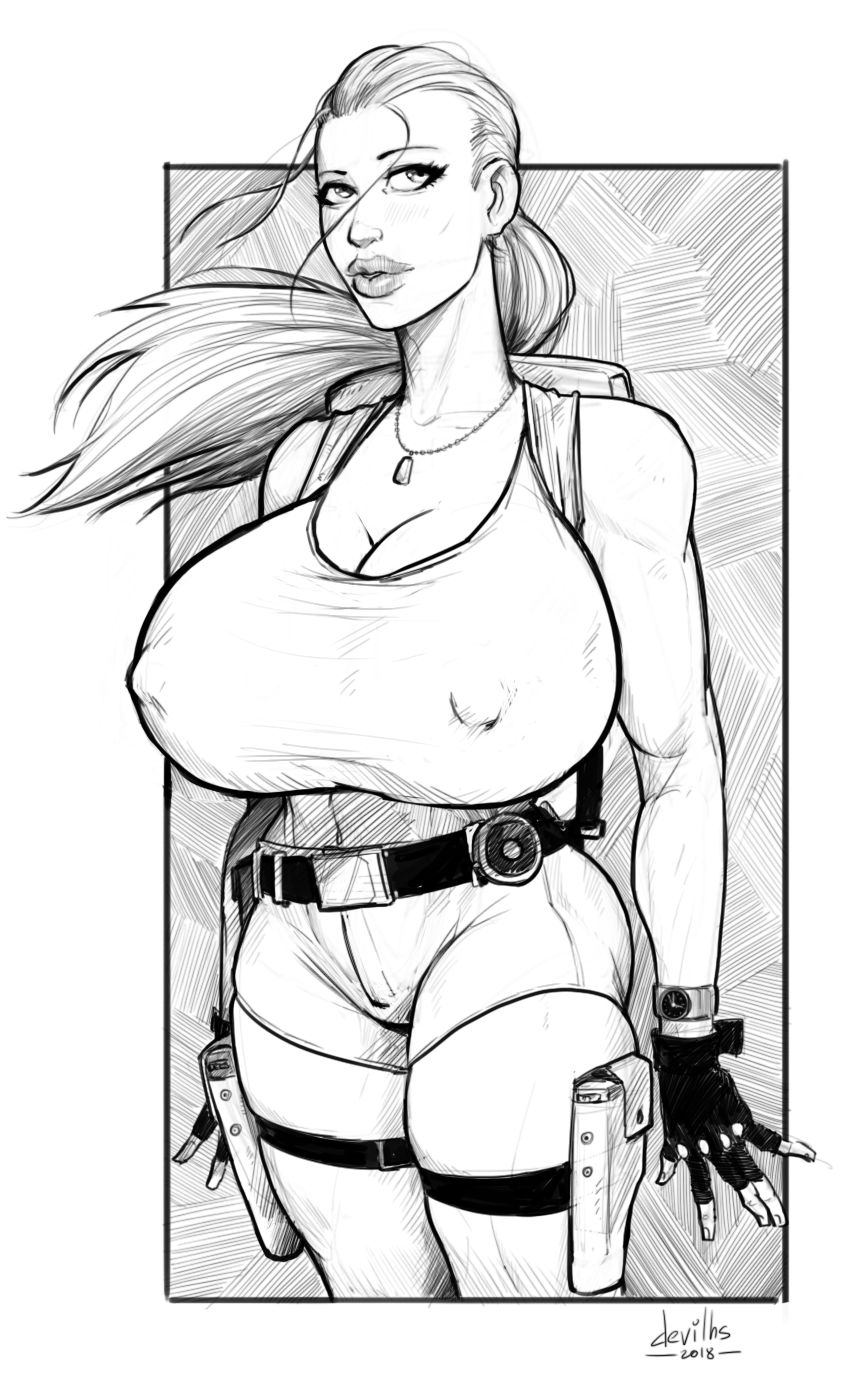 Artworks And Misc. (Various) [DevilHS] Lara Croft Full Mouth - [DevilHS] – page 1