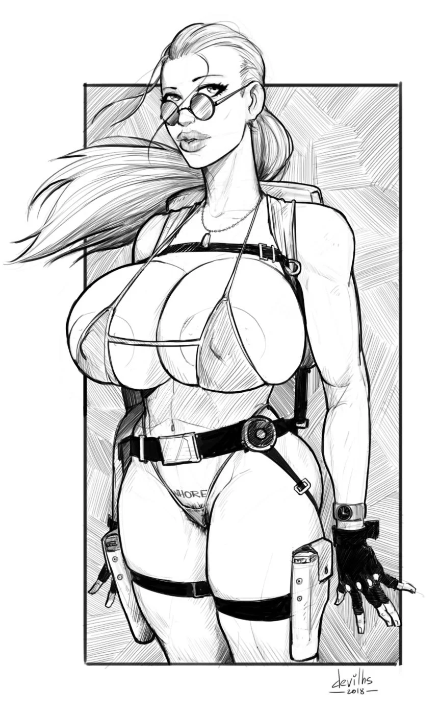 Artworks And Misc. (Various) [DevilHS] Lara Croft Full Mouth - [DevilHS] – page 8