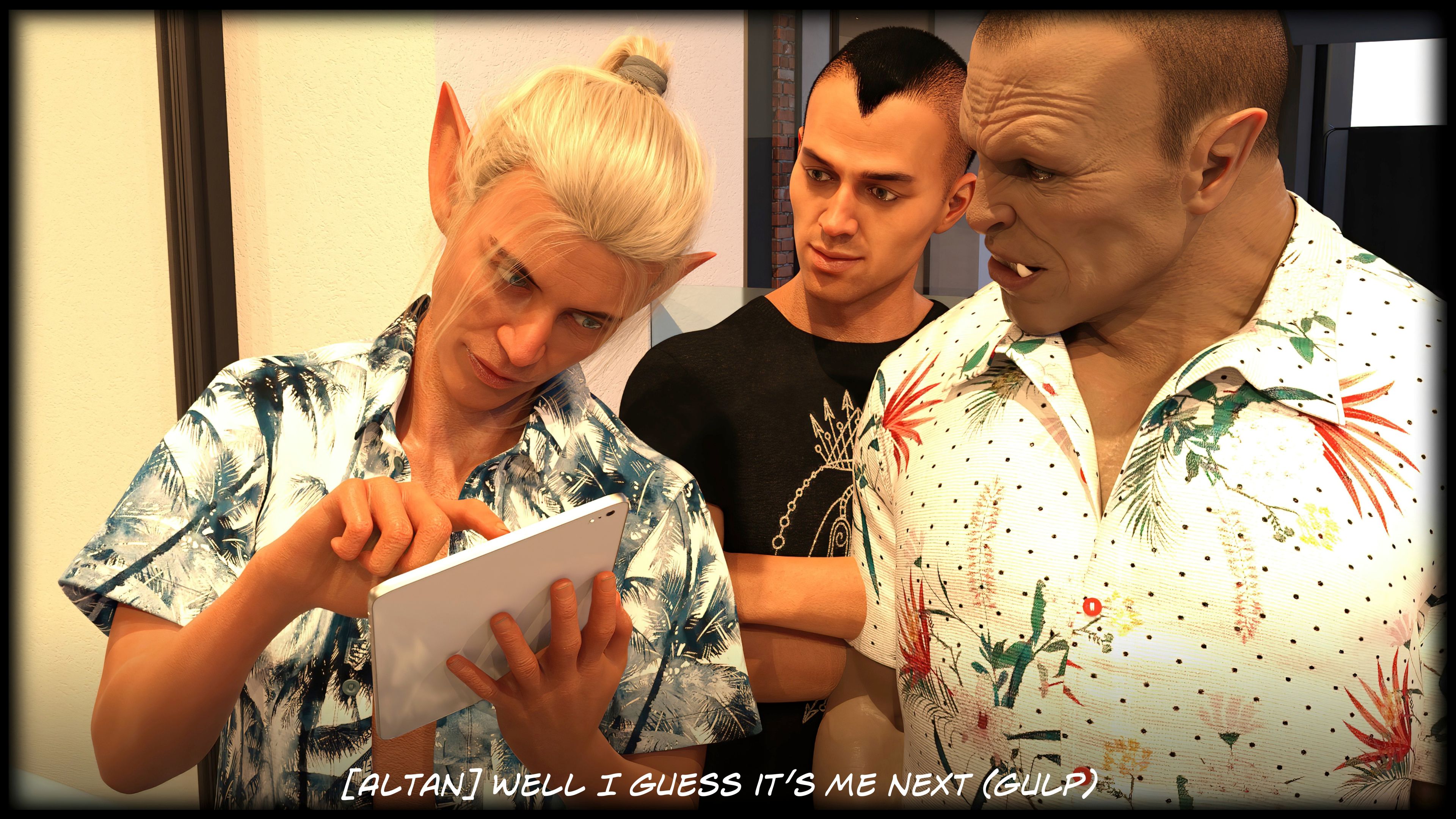 The Temptation Game [Sexy3DComics | Gonzo] 1.2 . The Temptation Game - Day 1 - Guys Villa - [Sexy3DComics] – page 121