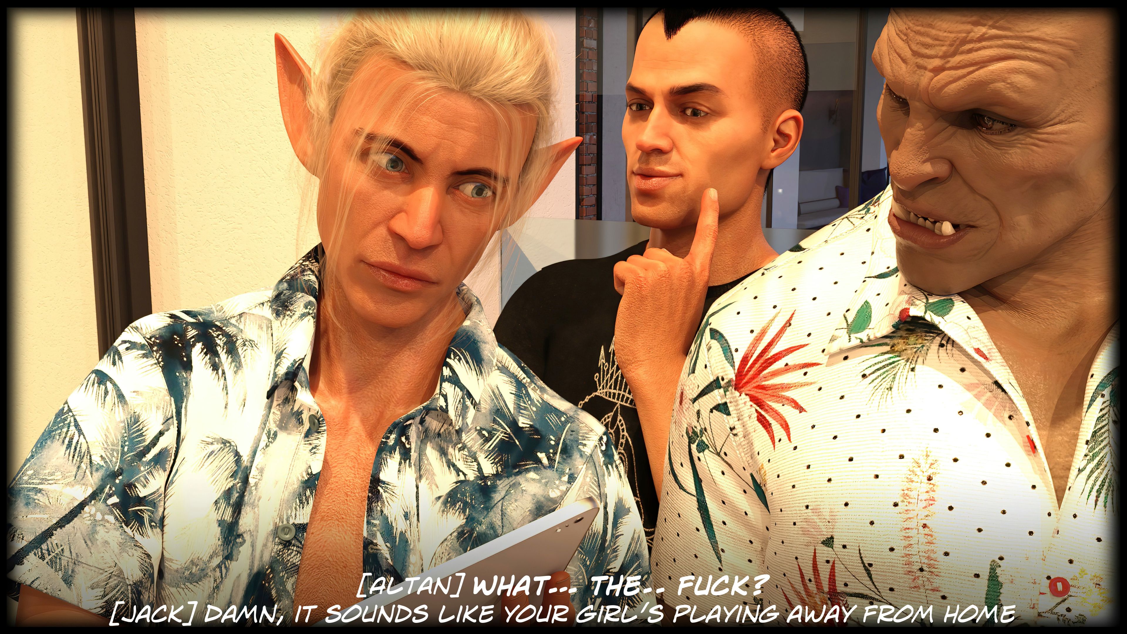 The Temptation Game [Sexy3DComics | Gonzo] 1.2 . The Temptation Game - Day 1 - Guys Villa - [Sexy3DComics] – page 124