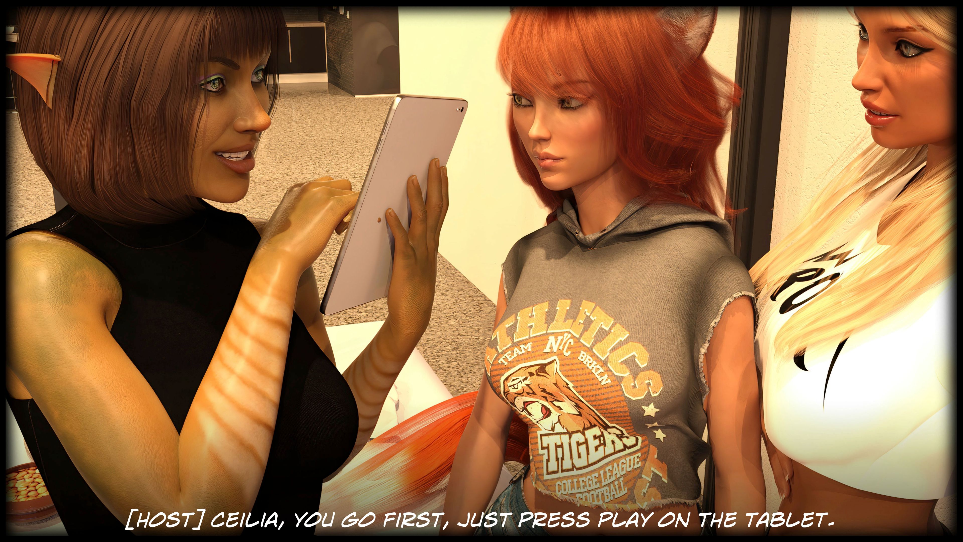 The Temptation Game [Sexy3DComics | Gonzo] 2.1 . The Temptation Game - Day 2 - Girls Villa - [Sexy3DComics] – page 6