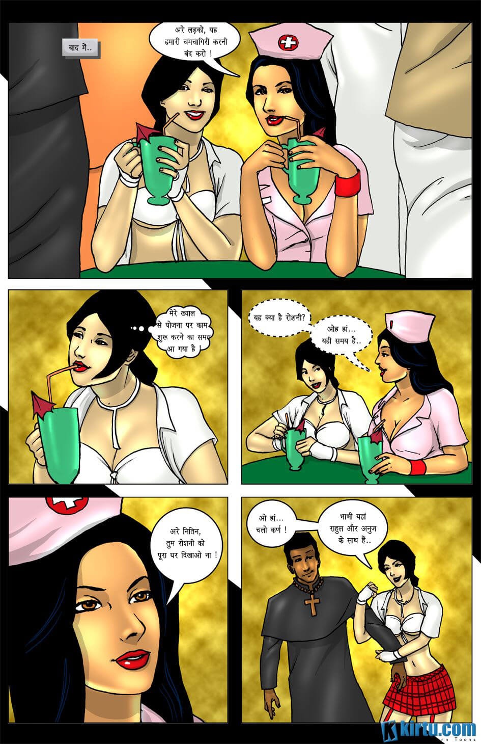 Savita Bhabhi In Goa [Kirtu] 4.5 . Savita Bhabhi In Goa - Chapter 4 - Hindi [Kirtu] – page 16