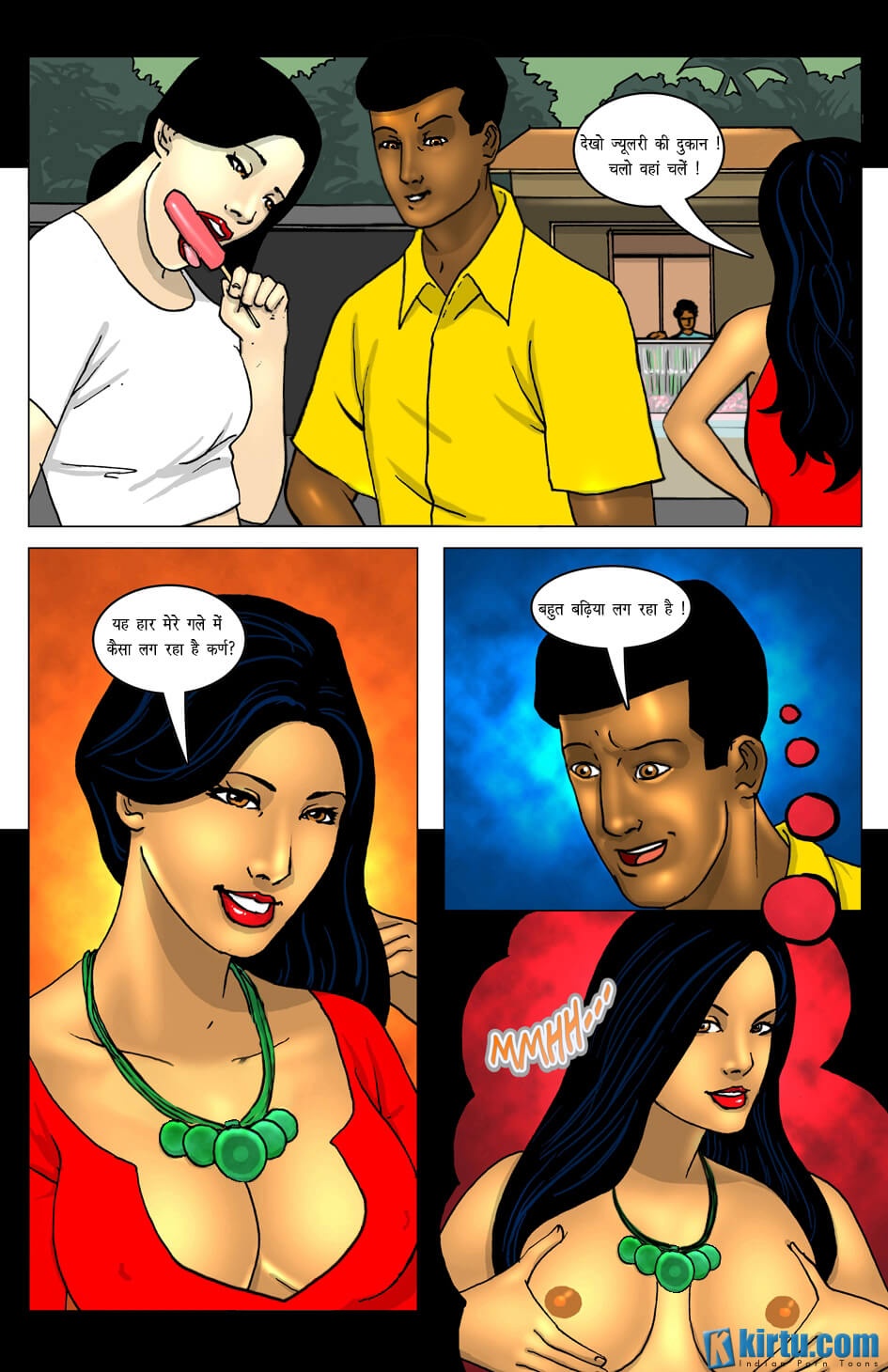 Savita Bhabhi In Goa [Kirtu] 3.5 . Savita Bhabhi In Goa - Chapter 3 - Hindi [Kirtu] – page 9