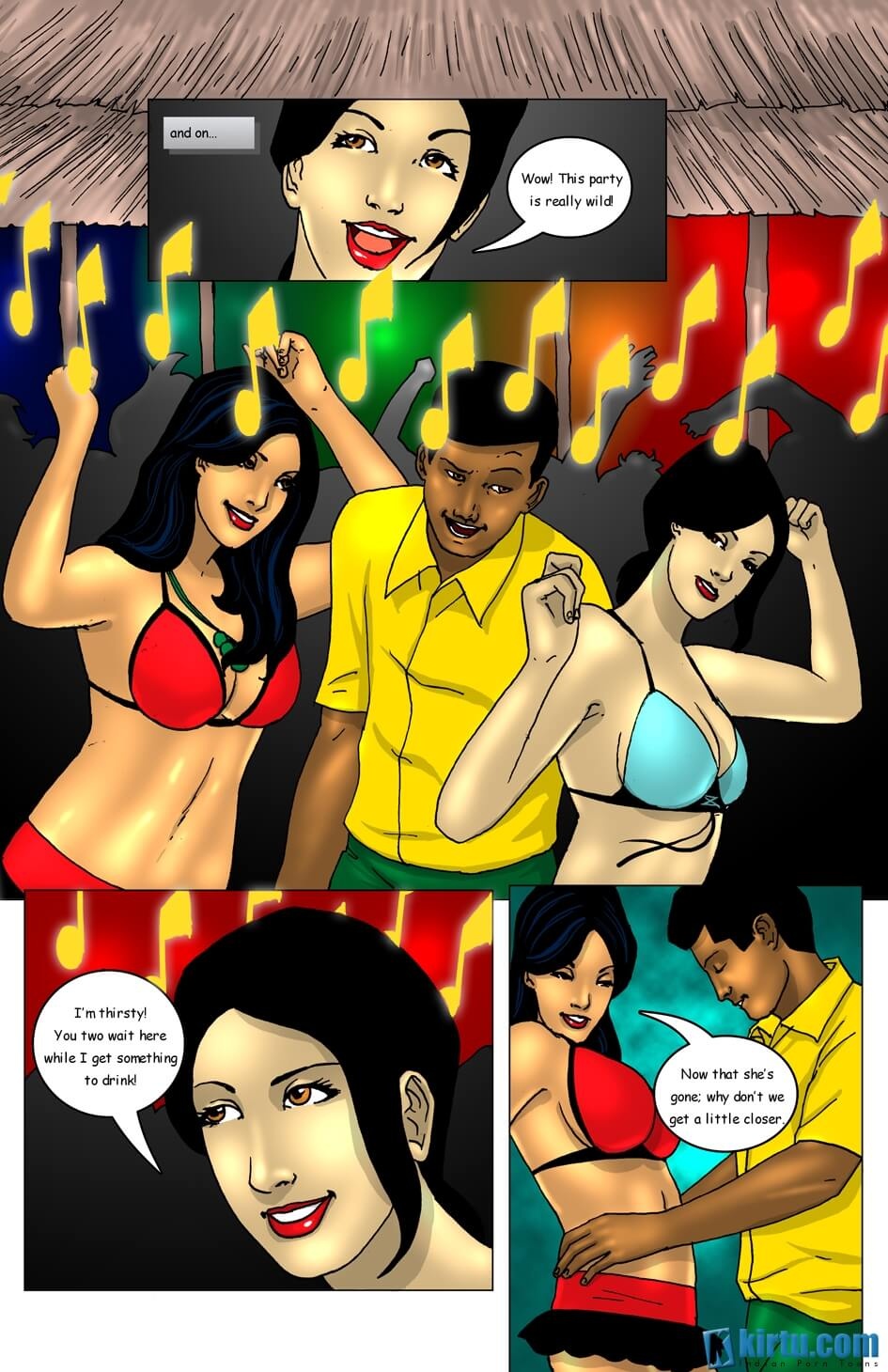 Savita Bhabhi In Goa [Kirtu] 3 . Savita Bhabhi In Goa - 2 Hot Girls fight for 1 Lucky Guy? - Chapter 3 [Kirtu] – page 11