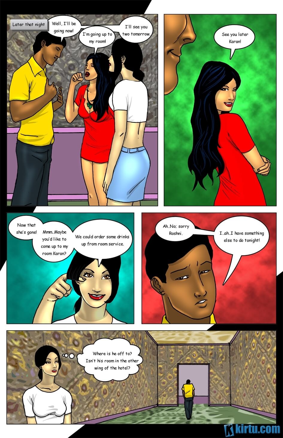 Savita Bhabhi In Goa [Kirtu] 3 . Savita Bhabhi In Goa - 2 Hot Girls fight for 1 Lucky Guy? - Chapter 3 [Kirtu] – page 13