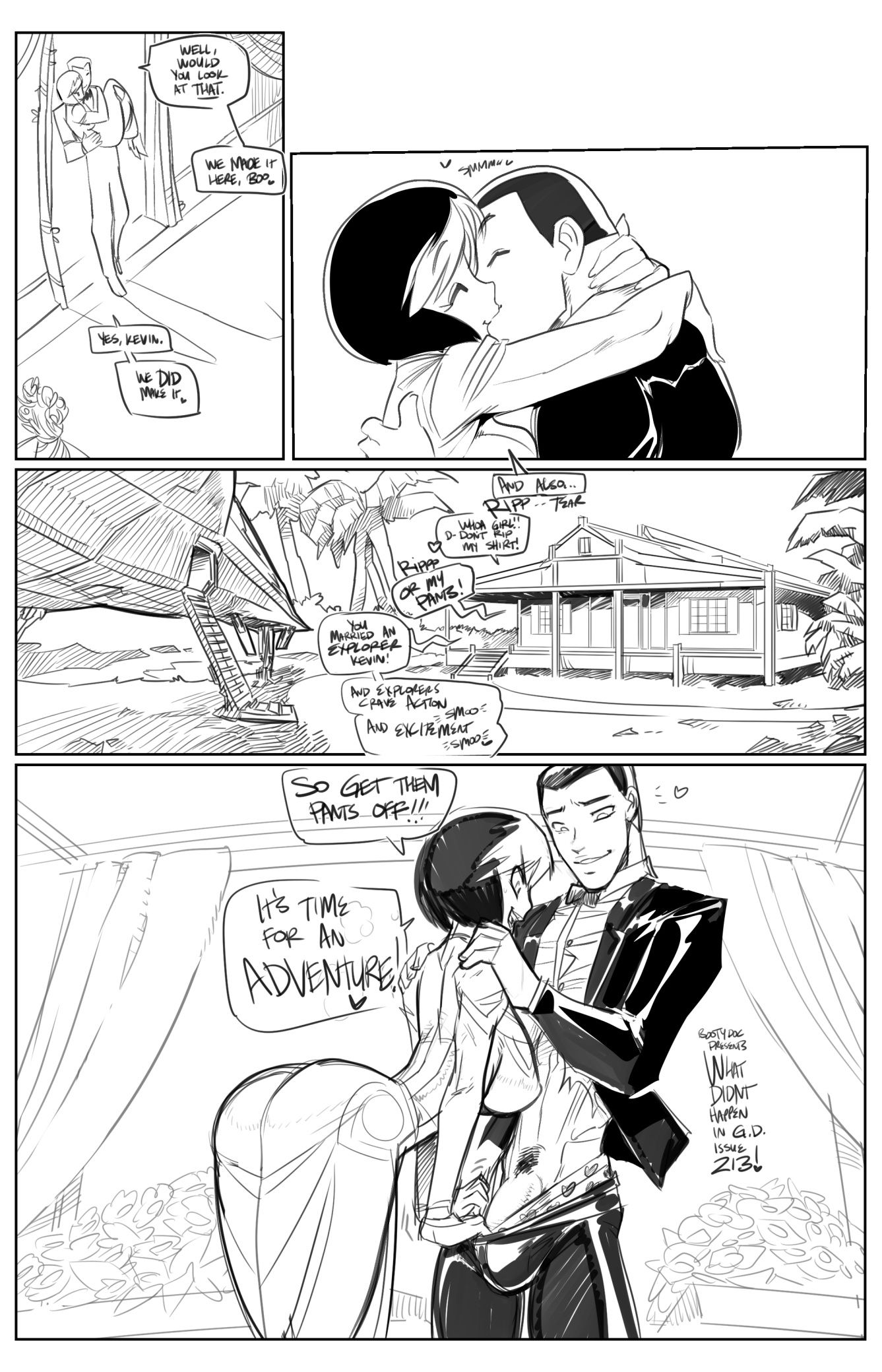 Honeymoon Adventure (Gold Digger) [Fred Perry] 1 . Honeymoon Adventure - Chapter 1 (Gold Digger) [Fred Perry] – page 1