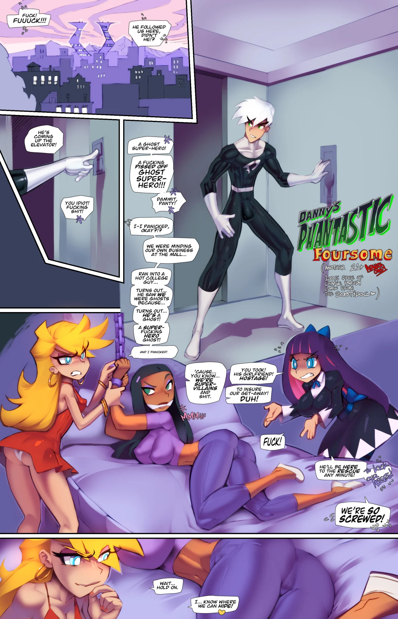 Danny's Phantastic Foursome (Danny Phantom) [Fred Perry] 1 . Danny's Phantastic Foursome - Chapter 1 (Danny Phantom) [Fred Perry] – page 1