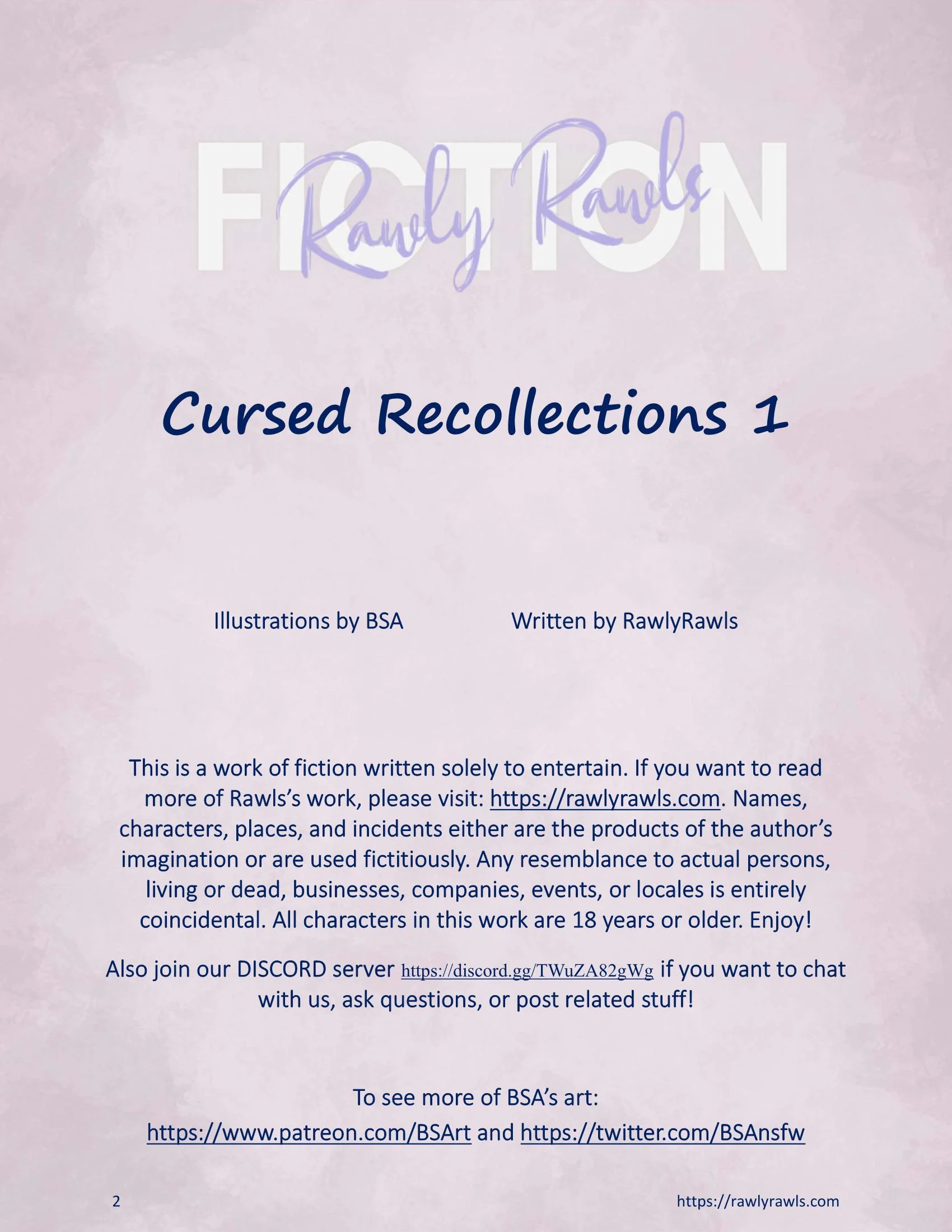 Cursed Recollections [BSA , RawlyRawls] 1 . Cursed Recollections - Chapter 1 [BSA , RawlyRawls] – page 2