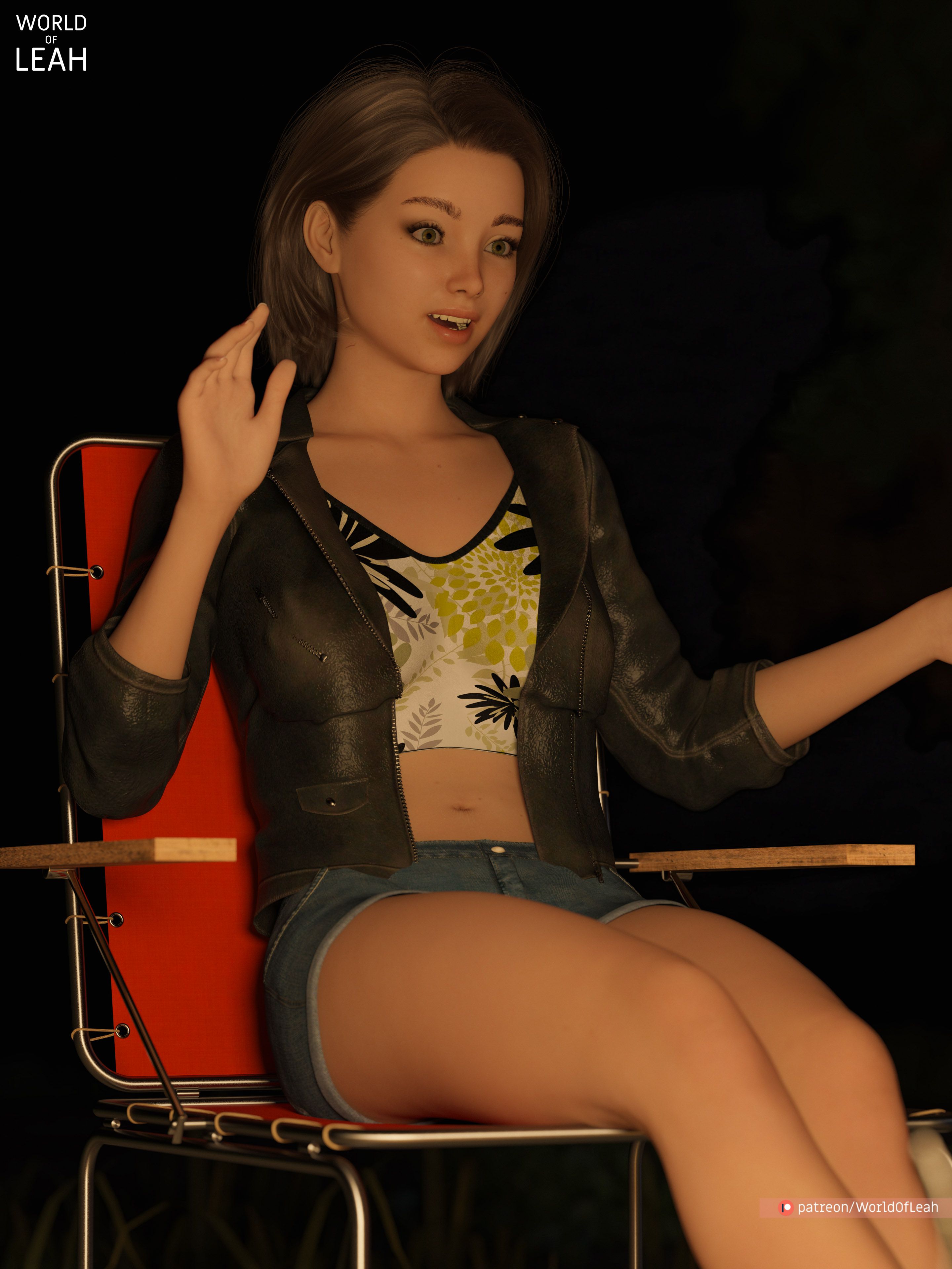 World Of Leah 3.2 . Lewd Camping - Textless - [World Of Leah] – page 10