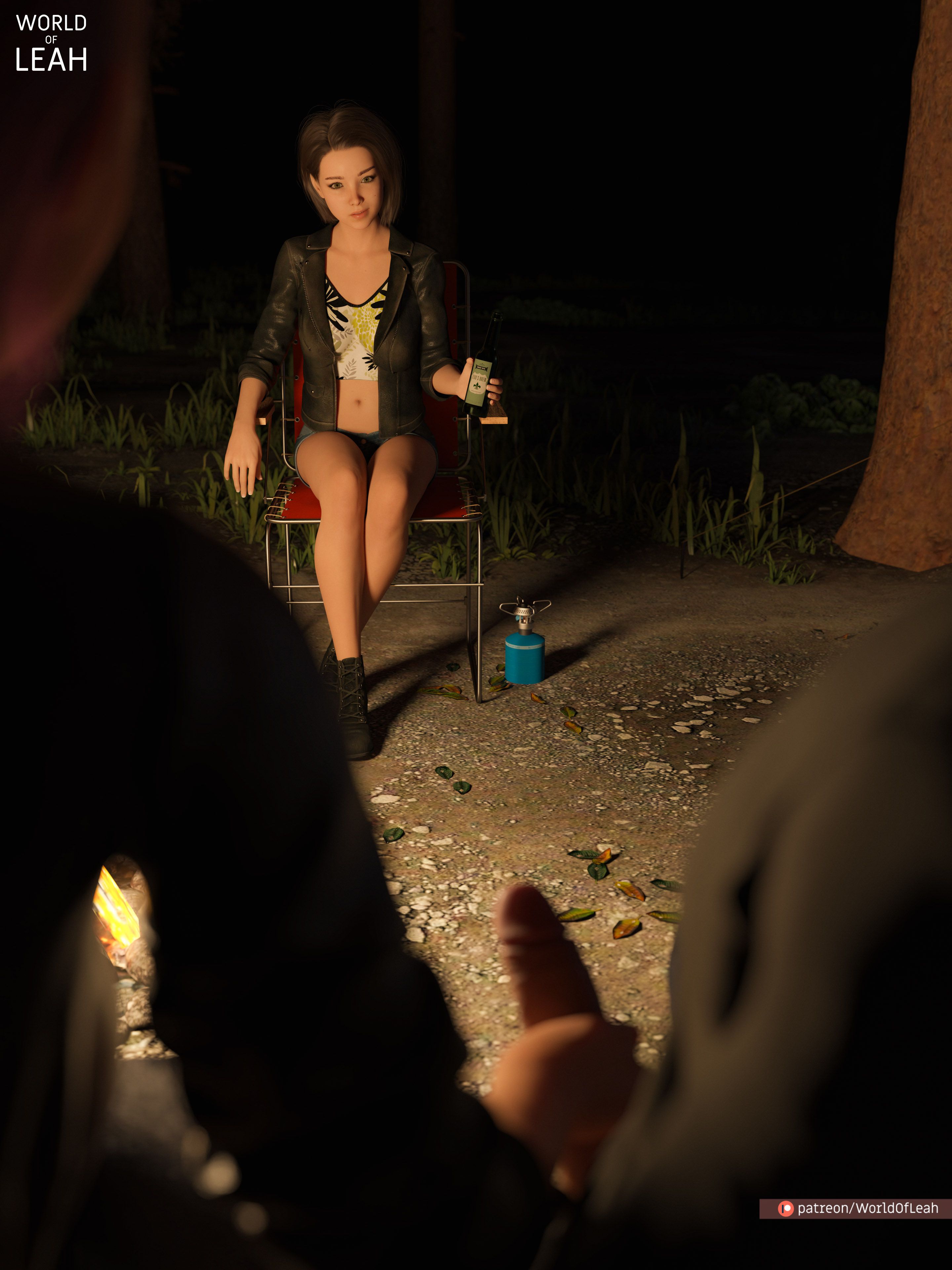 World Of Leah 3.2 . Lewd Camping - Textless - [World Of Leah] – page 13