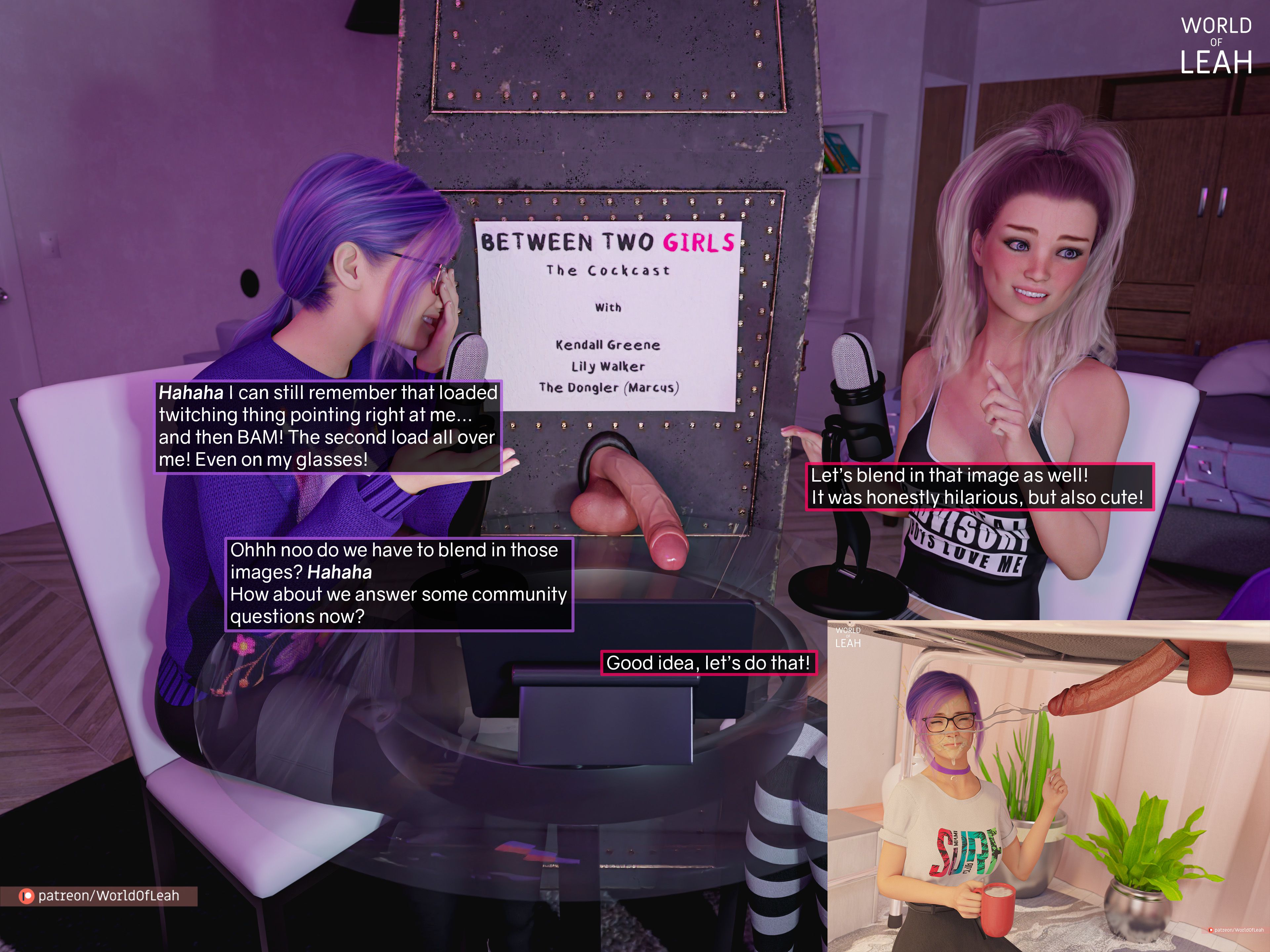 World Of Leah 3.6 . Between Two Girls - Episode 01 - [World Of Leah] – page 10