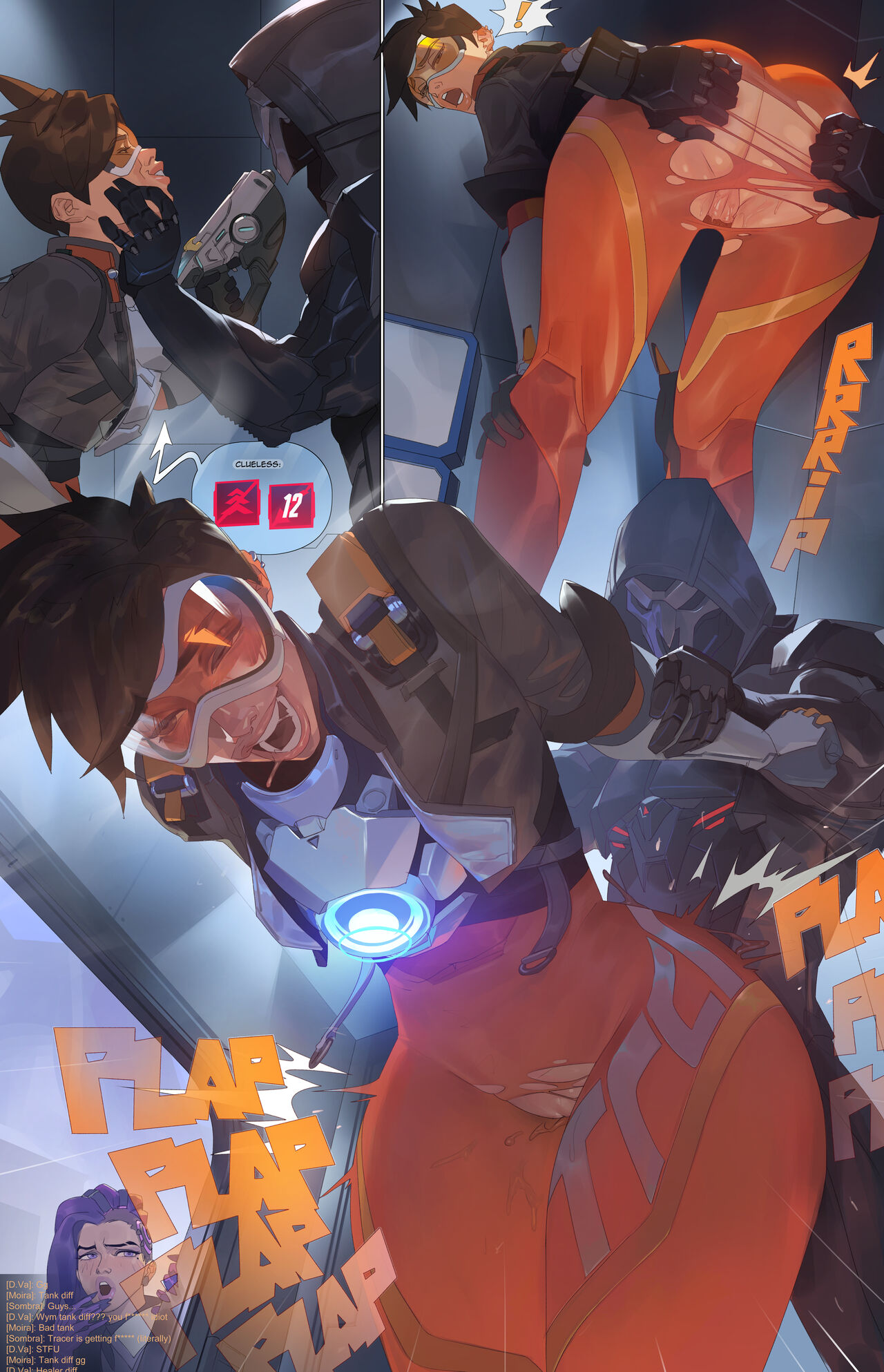 Tracer's Defeat (Overwatch) [Saigalisk] 1. Tracer's Defeat - Chapter 1 (Overwatch) [Saigalisk] – page 2