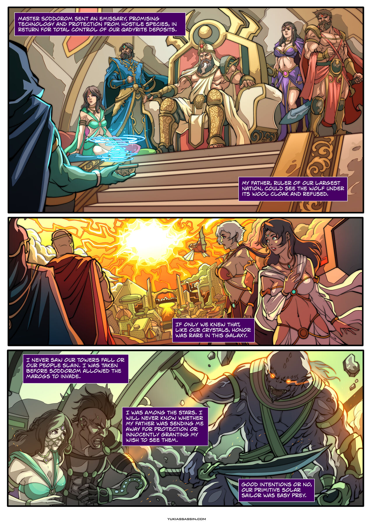 Kyra (Yuki: Space Assassin) [SkyFantasy] 1 . Kyra - Chapter 1 (Yuki: Space Assassin) [SkyFantasy] – page 4