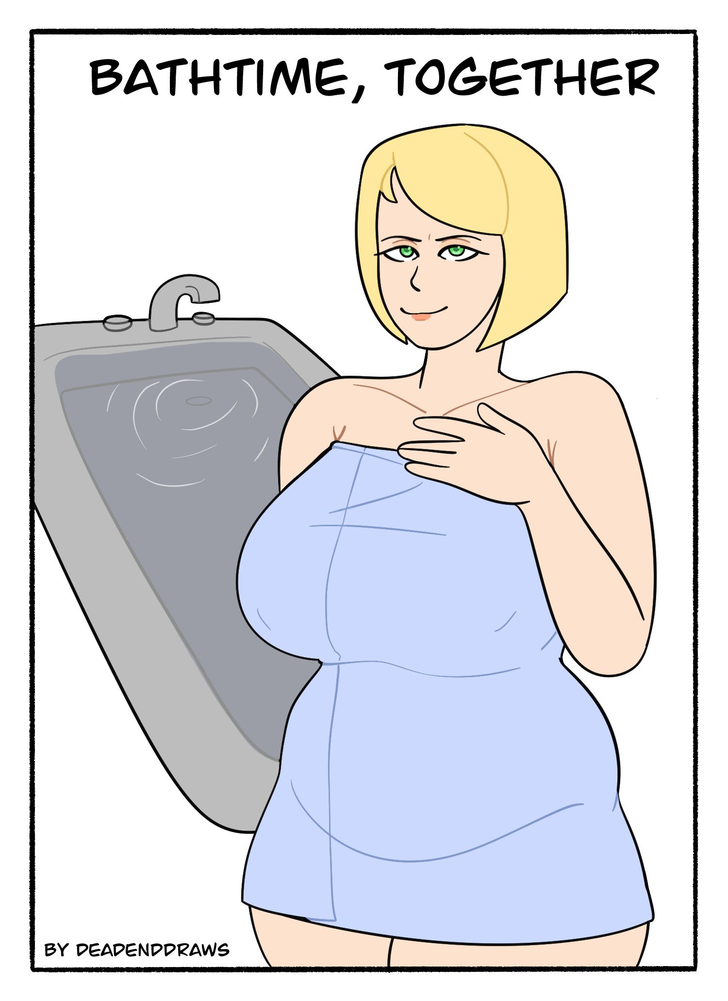 Bathtime, Together! [DeadEndDraws] 1 . Bathtime, Together! - Chapter 1 [DeadEndDraws] – page 2