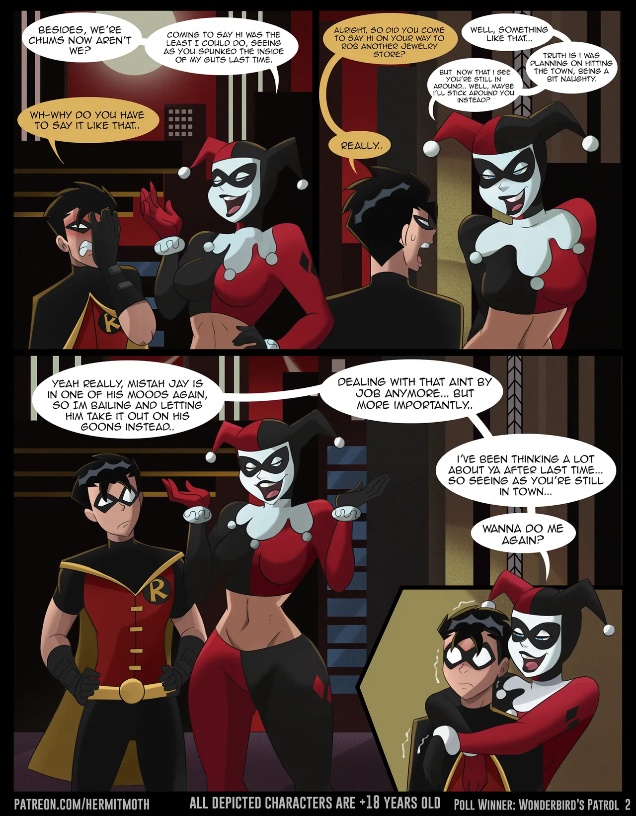 Harley’s Ride (Batman) [Hermit Moth] 2 . Harley and Robin: Second Shot of Crazy - Chapter 2 (Batman) [Hermit Moth] – page 2