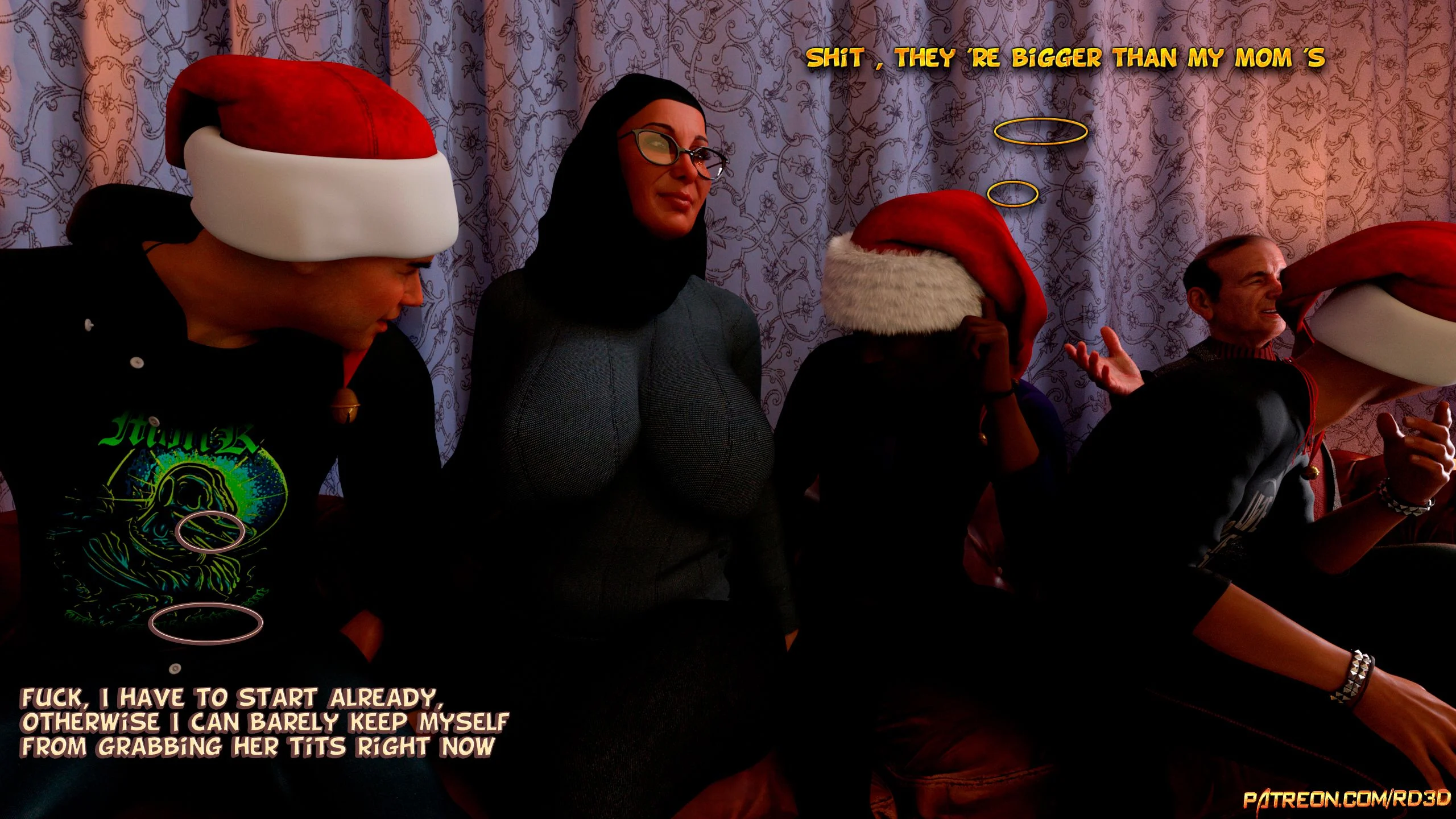 Lust Predators – Hijab Amatures [Real-Deal 3D] 0.1 . Lust Predators - Hijab Amatures - Christmas - [Real-Deal 3D] – page 5